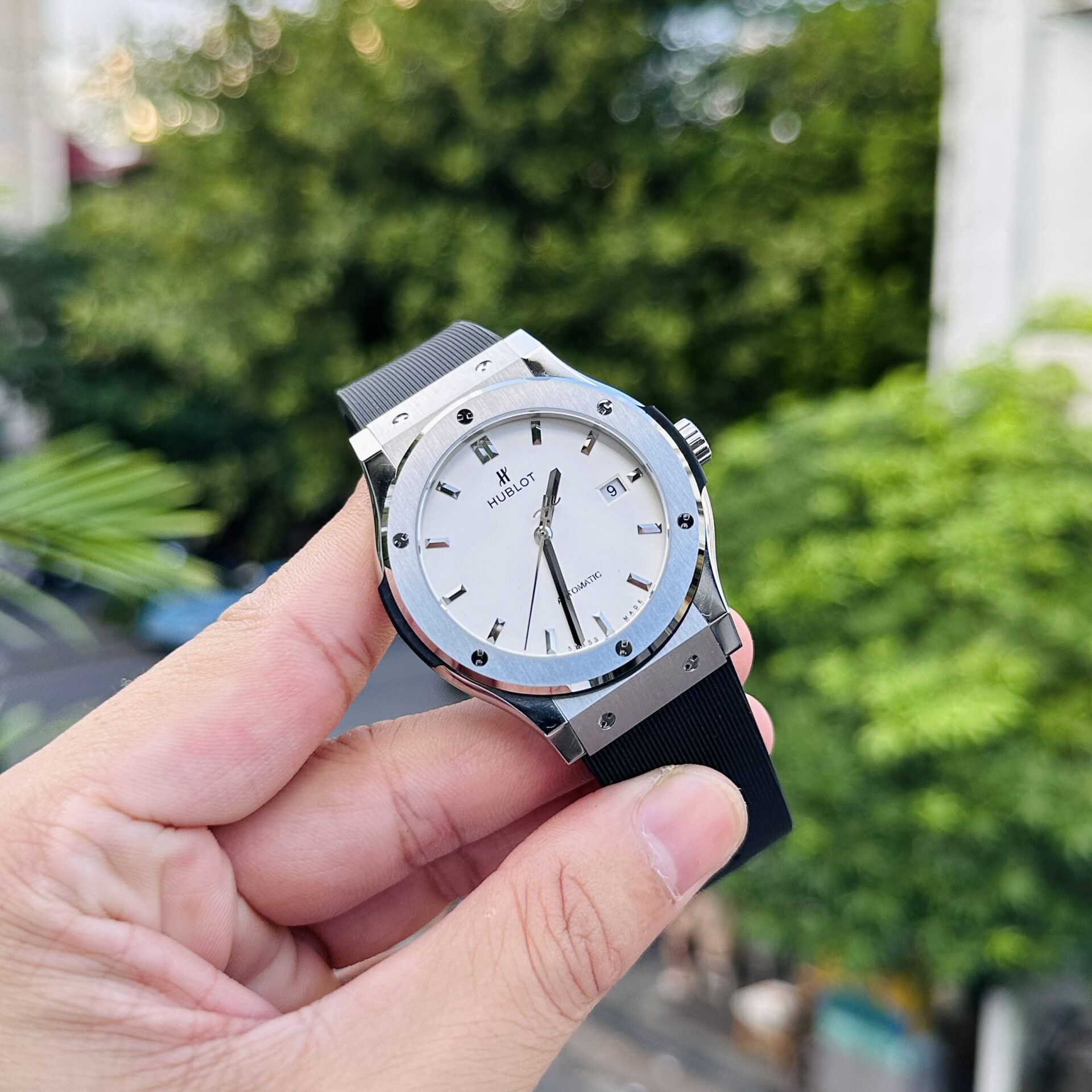 Hublot Classic Fusion Replica Watch White Dial JJF Factory 42mm - Top club