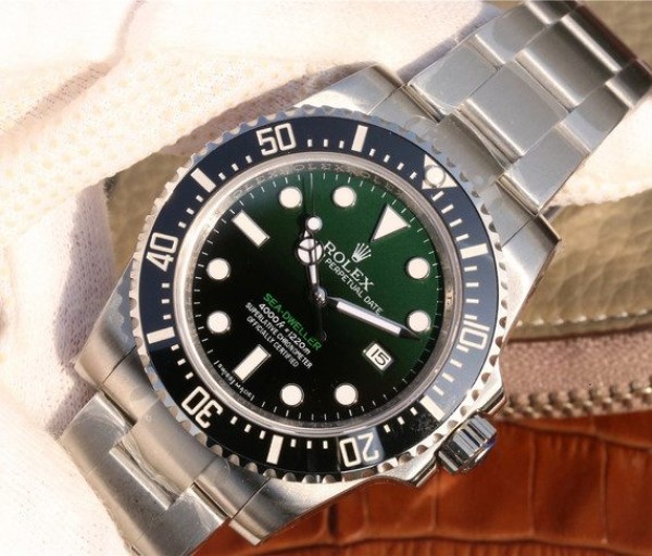 Replica Rolex Sea-Dweller DEEPSEA 116660 D-Green Noob A2836 - Elite Watch Atelier