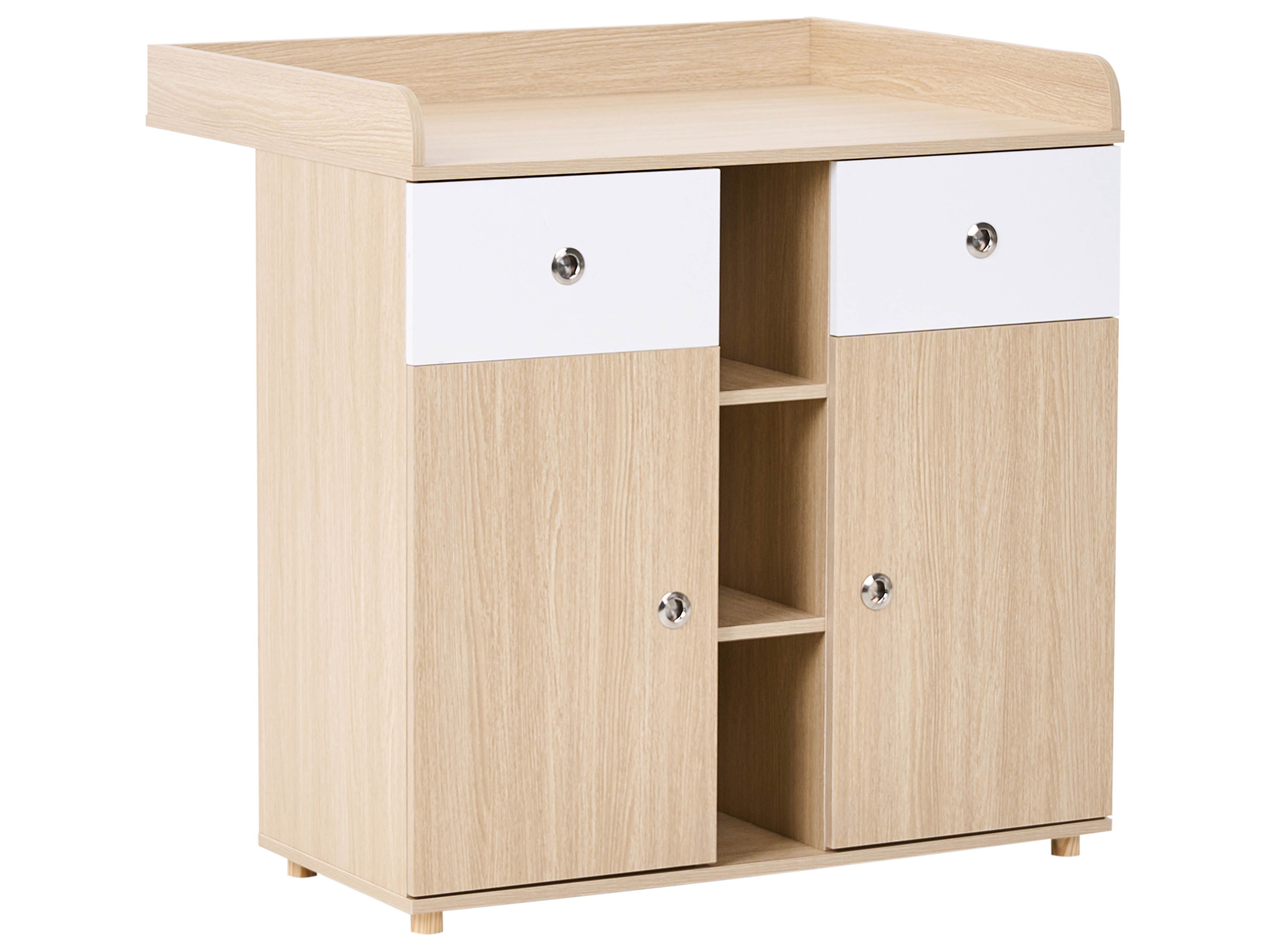 Changing Table Dresser DELISLE Light Brown