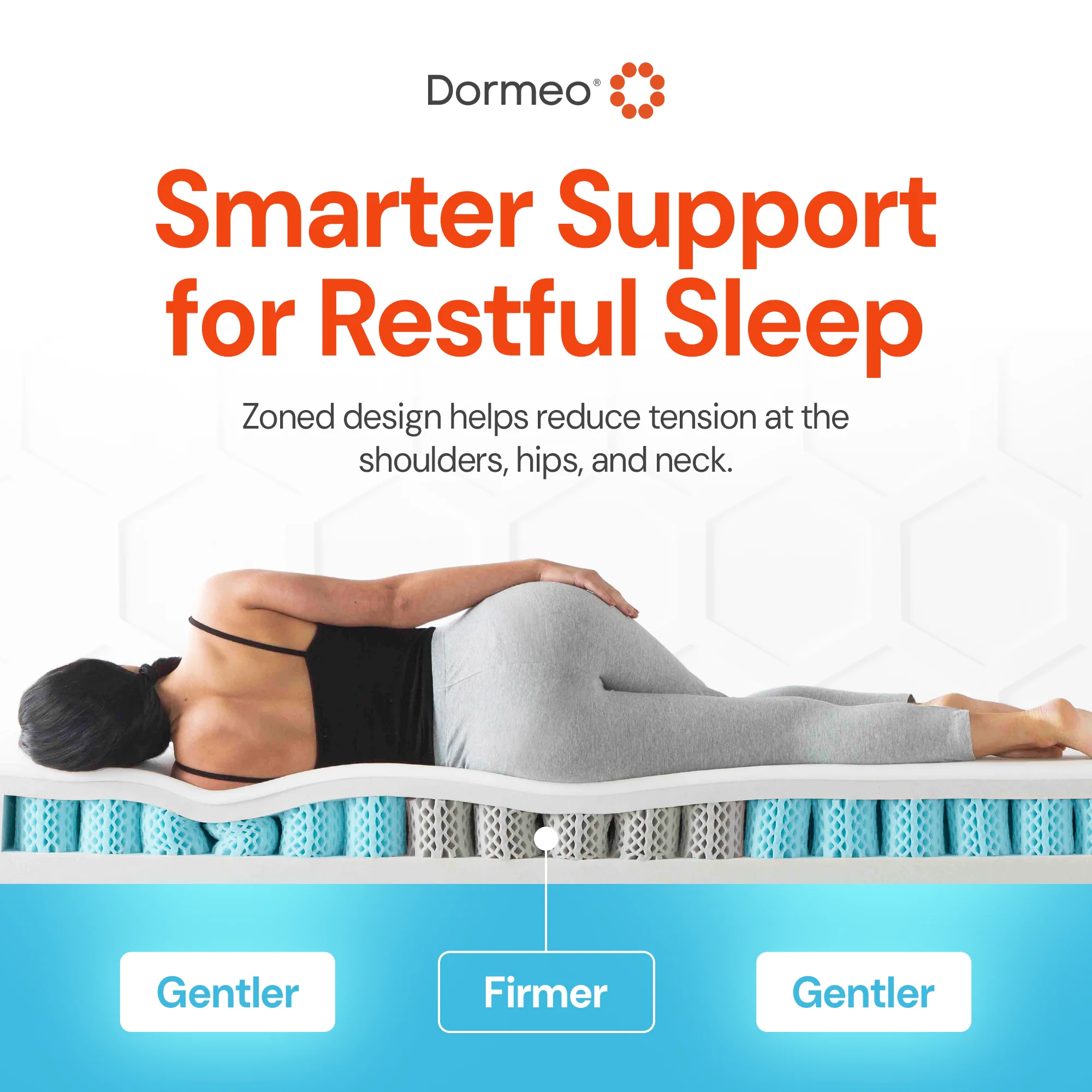 Dormeo Premium Mattress Topper Queen Bed Cooling Mattress Pad with Octaspring Technology - Image 7