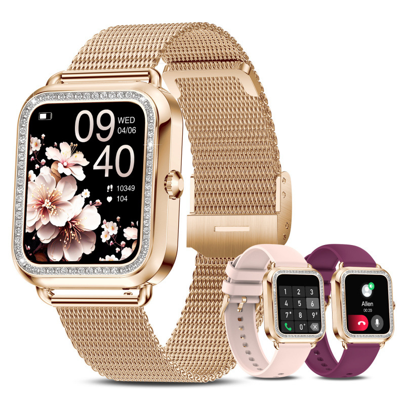 Smartwatch i68 for women, Bluetooth calling, heart rate, blood pressure, blood oxygen, sleep monitoring, multifunctional