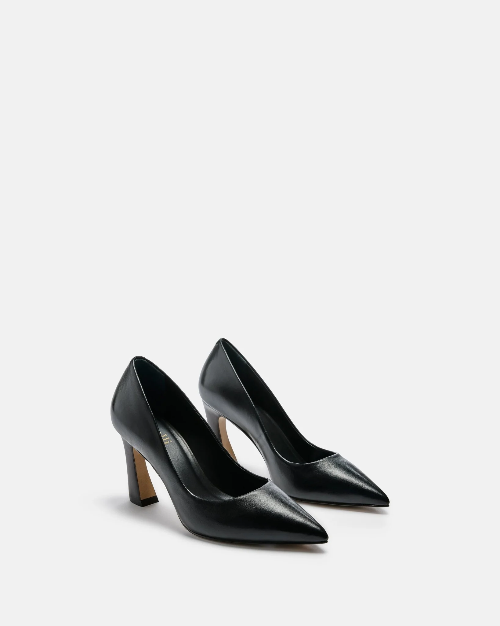 ESCARPINS ASHLEY - En cuir à talons noir