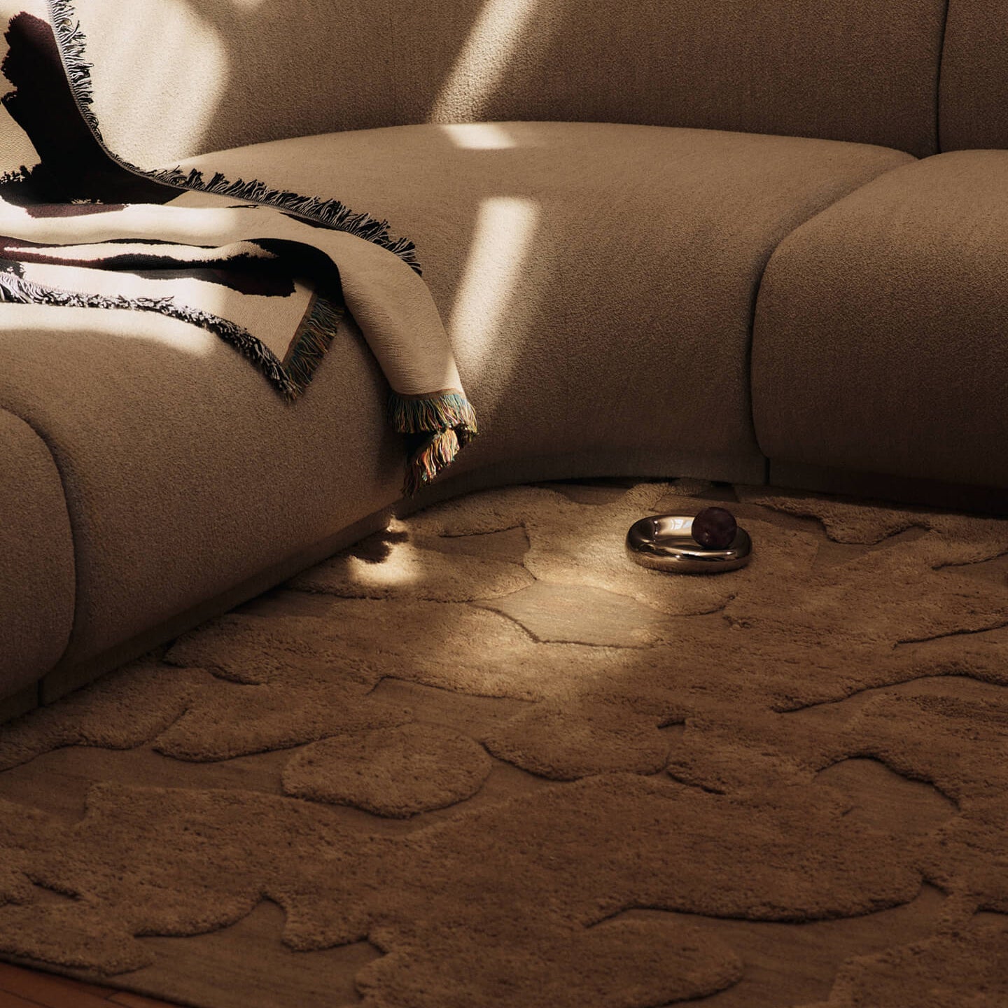 Ferm Living Cilla Vloerkleed 200 x 300 cm - Tan