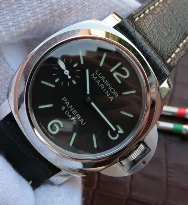 Replica Panerai XF PAM510 Black Distressed Calfskin Strap P5000 - Elite Watch Atelier