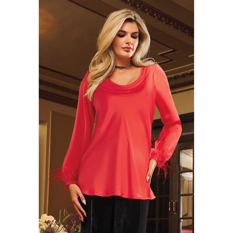 Silba Cowl Tunic - MIDNIGHT VELVET CATALOG