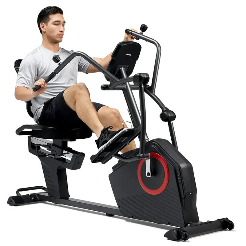 Health & Fitness Smart Recumbent Elliptical Bike with Bluetooth, 16 Resistance Levels, and App  SF-RBE4886SMART