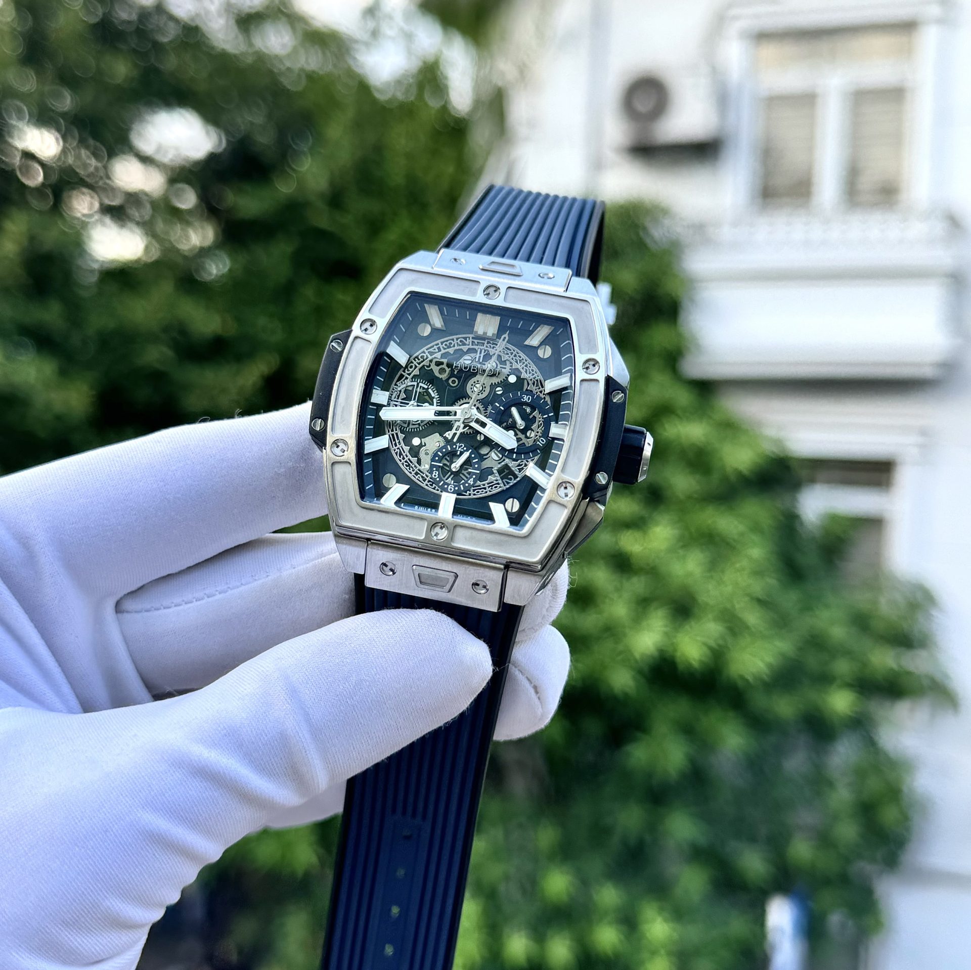 Hublot Replica 1:1 Watch Spirit Of Big Bang Blue Titanium Chronograph 42mm - Top club