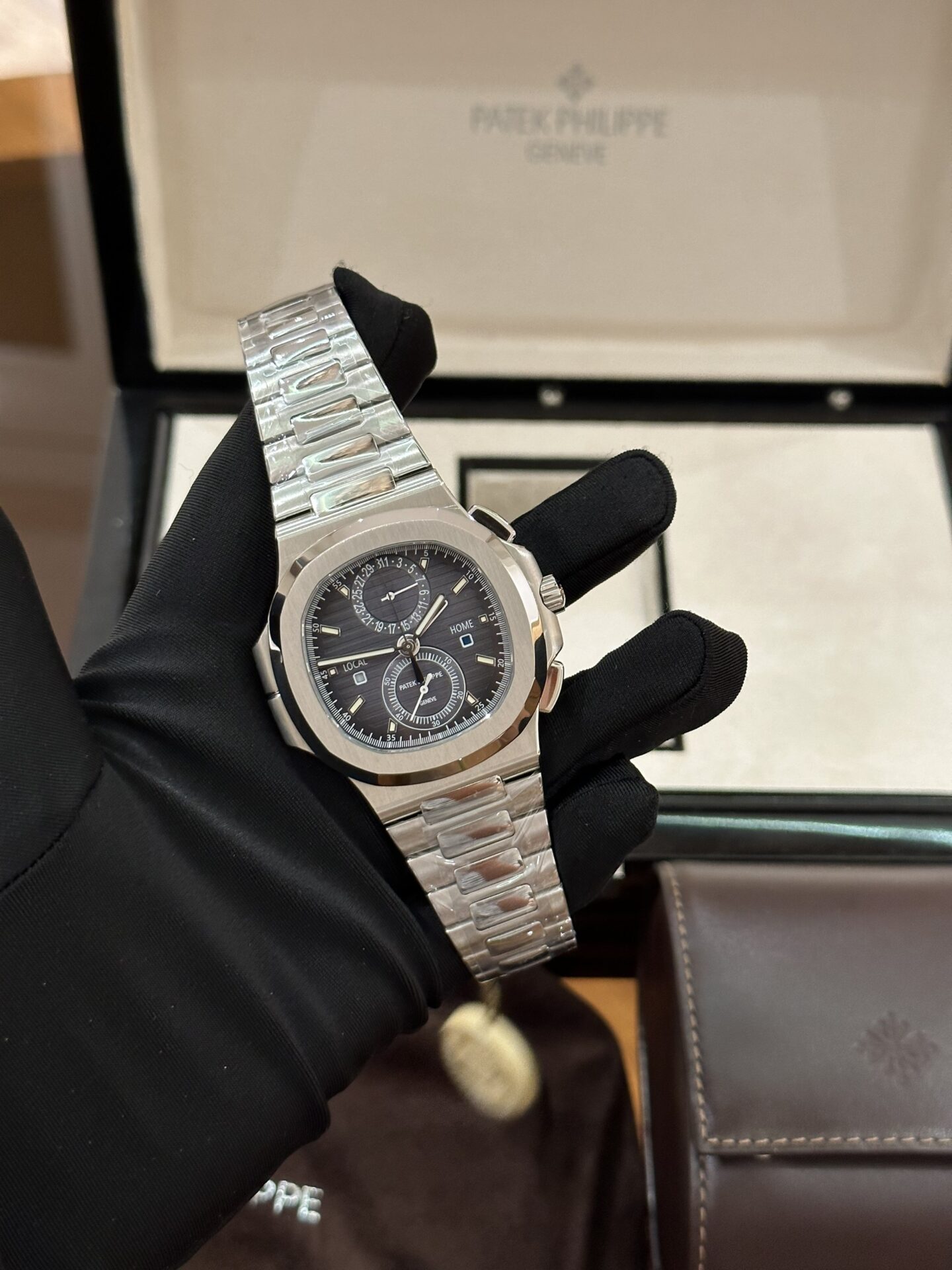 Patek Philippe Replica 1:1 Watch Nautilus 5990 Steel Strap Factory PPF 40mm - Elite Watch Atelier
