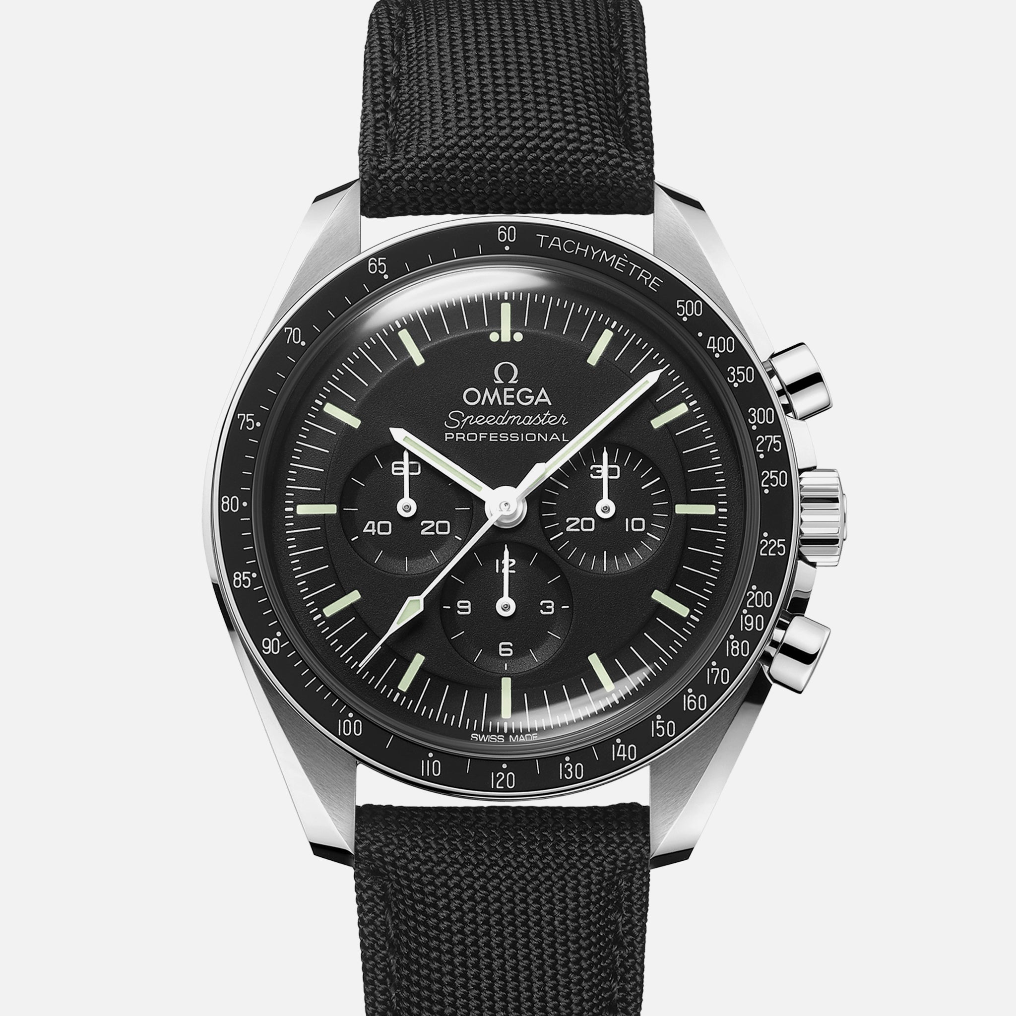 Speedmaster Moonwatch Professional Co-Axial Master Chronometer Chronograph 42mm Hesalite Crystal On Strap With Caliber 3861(1:1 replica) - Top club