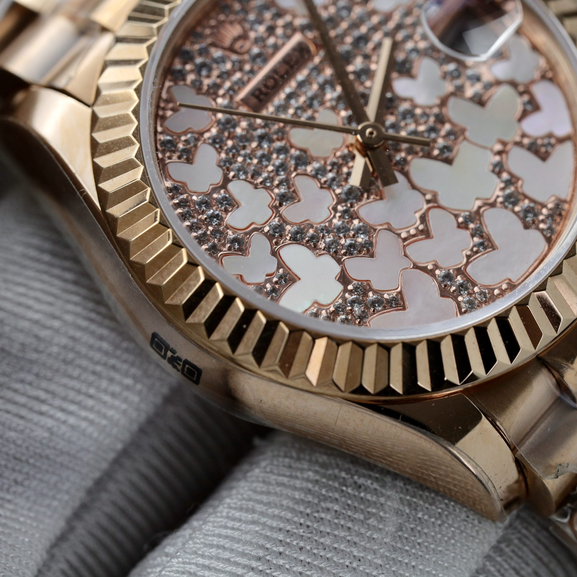 Rolex Replica Watch DateJust 278275 Womens Butterfly Dial 31mm - Elite Watch Atelier