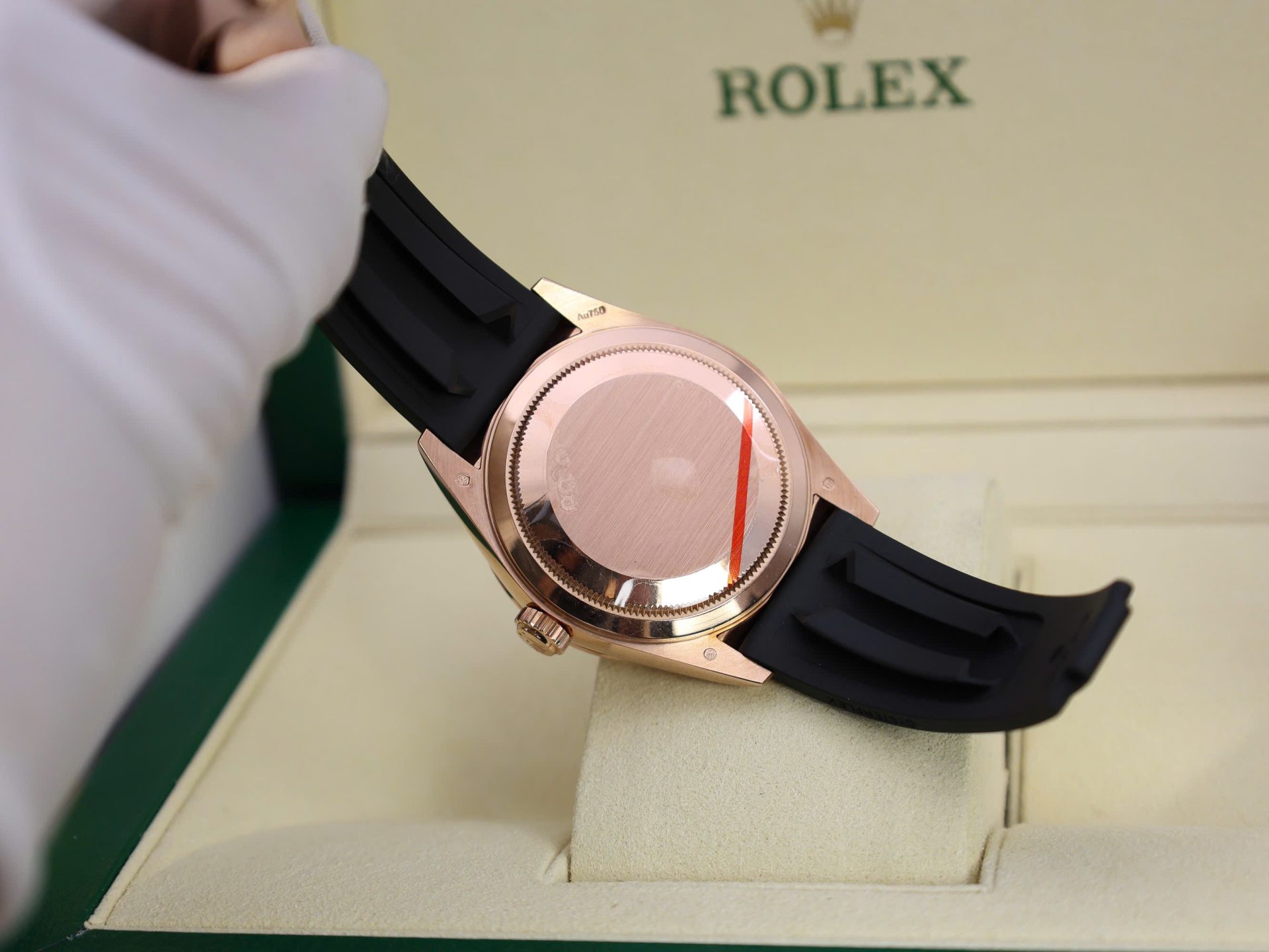 Rolex Sky-Dweller M336235 Custom Gold Wrapped Chocolate Dial 42mm - Top club