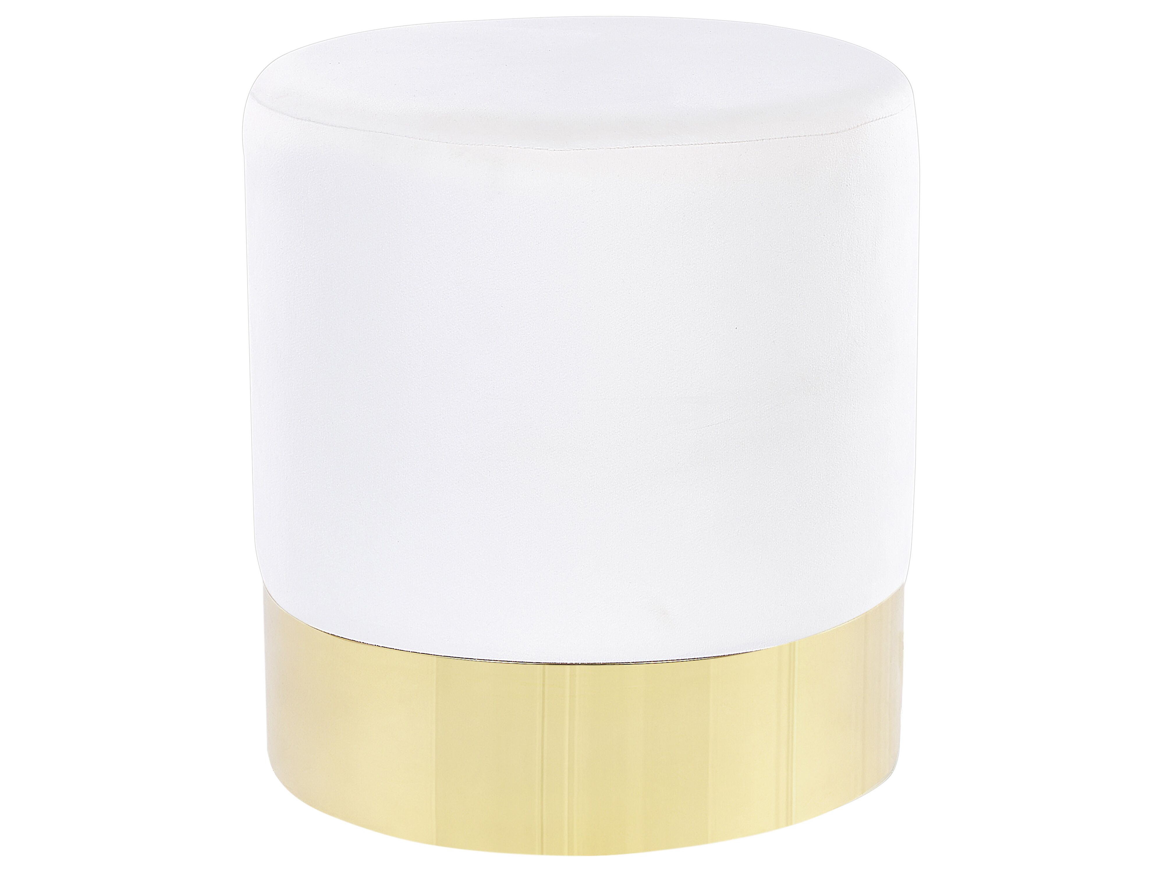 Pouffe SOPHIA Velvet White