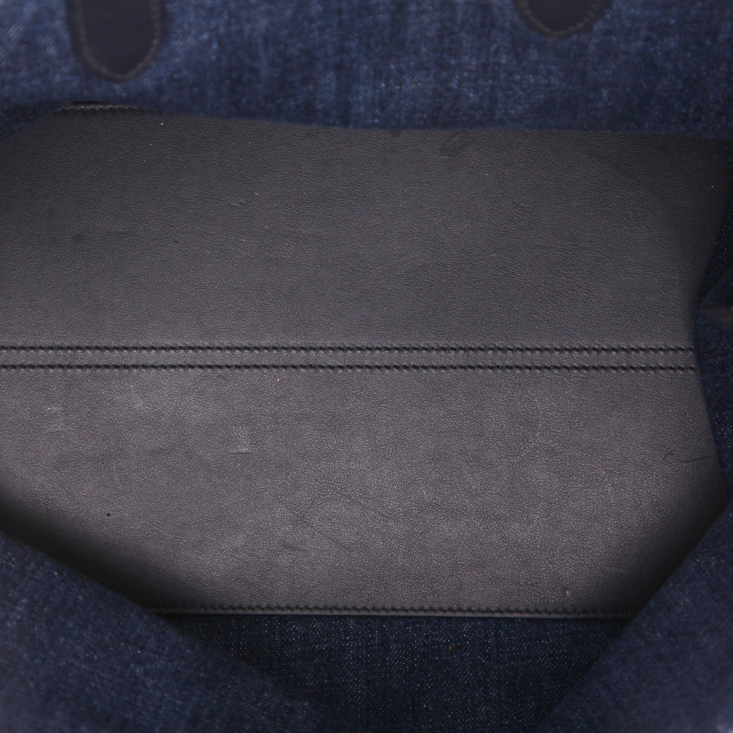 Dior Toujours shopping bag in navy blue Oblique denim canvas and navy blue leather1:1High-quality replica