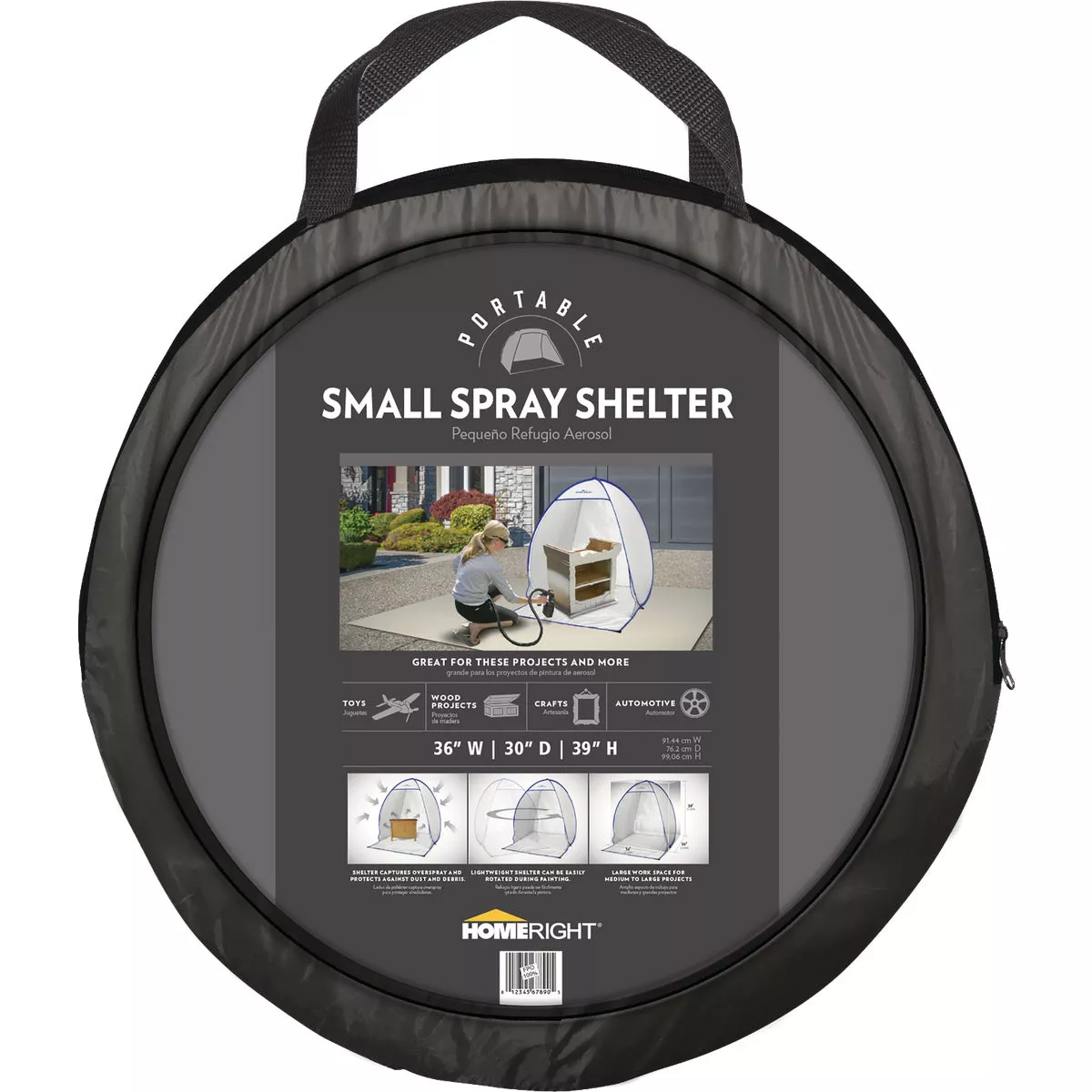 Wagner 35 In. W x 39 In. H x 30 In. D Small Portable Spray Shelter