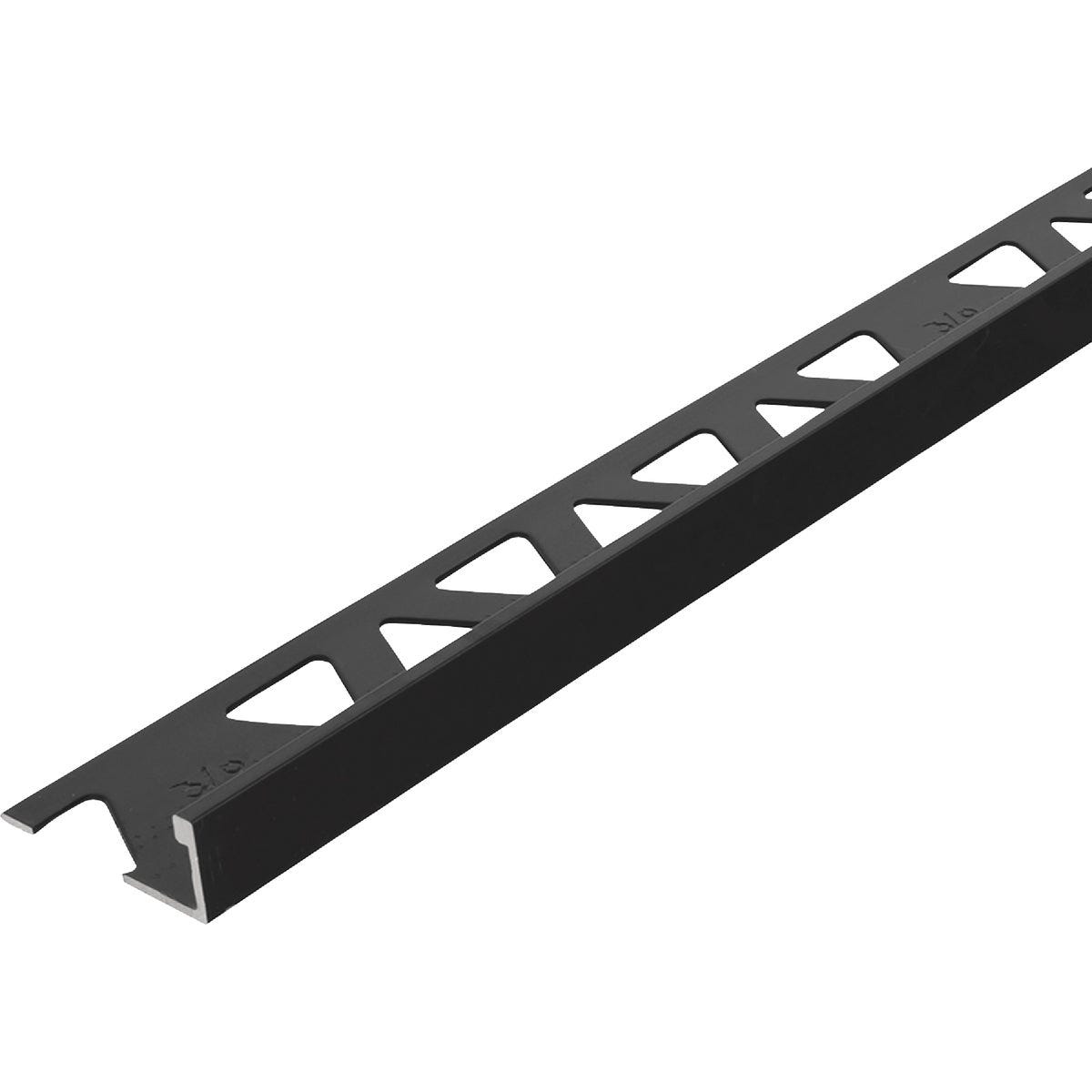 M-D Building Products 3/8 In. x 96 In. Matte Black Aluminum Tile Edge