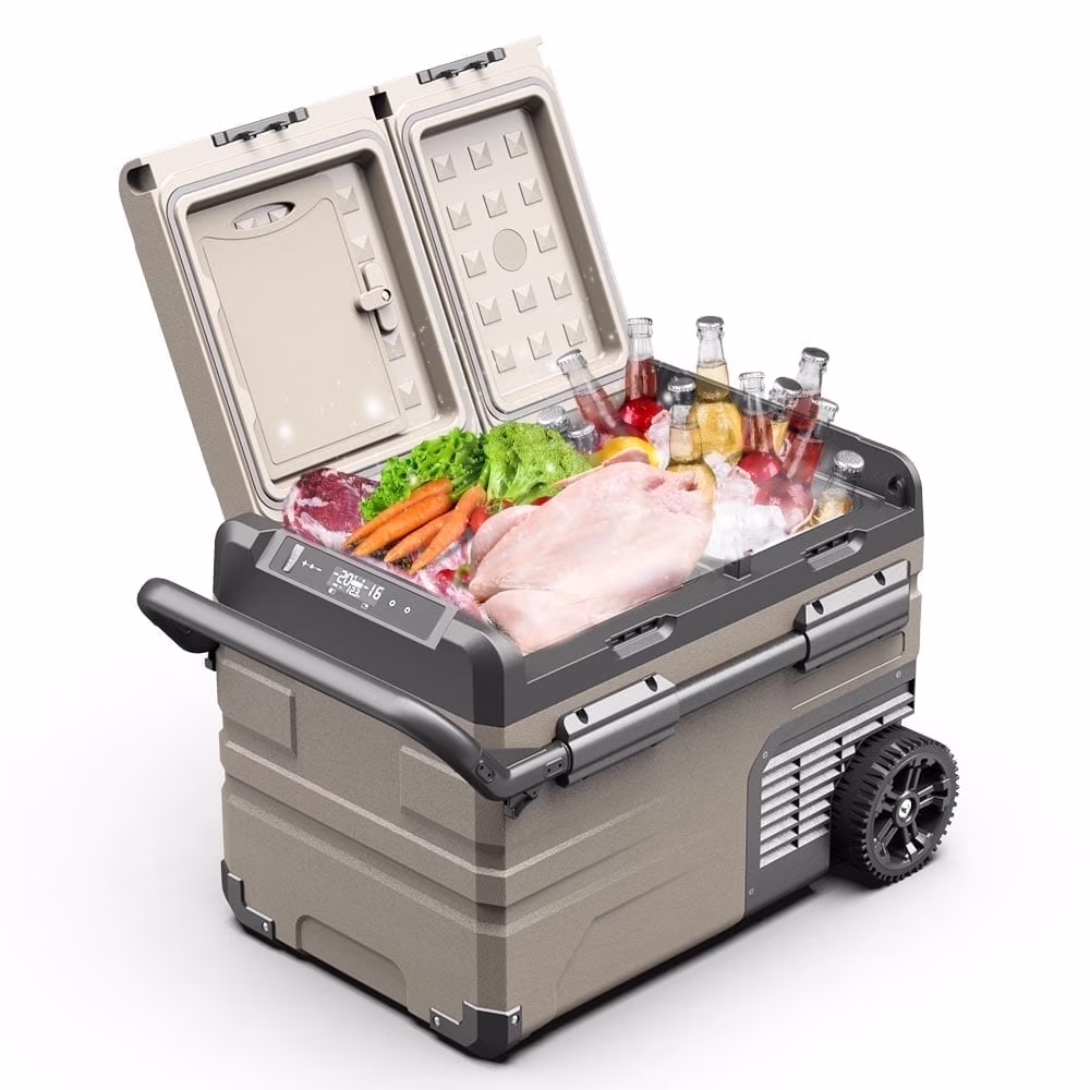 Alpicool TA35 Portable Refrigerator 37 Quart(35 Liter) Dual Temperature Control Fridge Mini Freezer for Travel,Camping,Fishing, Outdoor -12/24V DC - Image 7