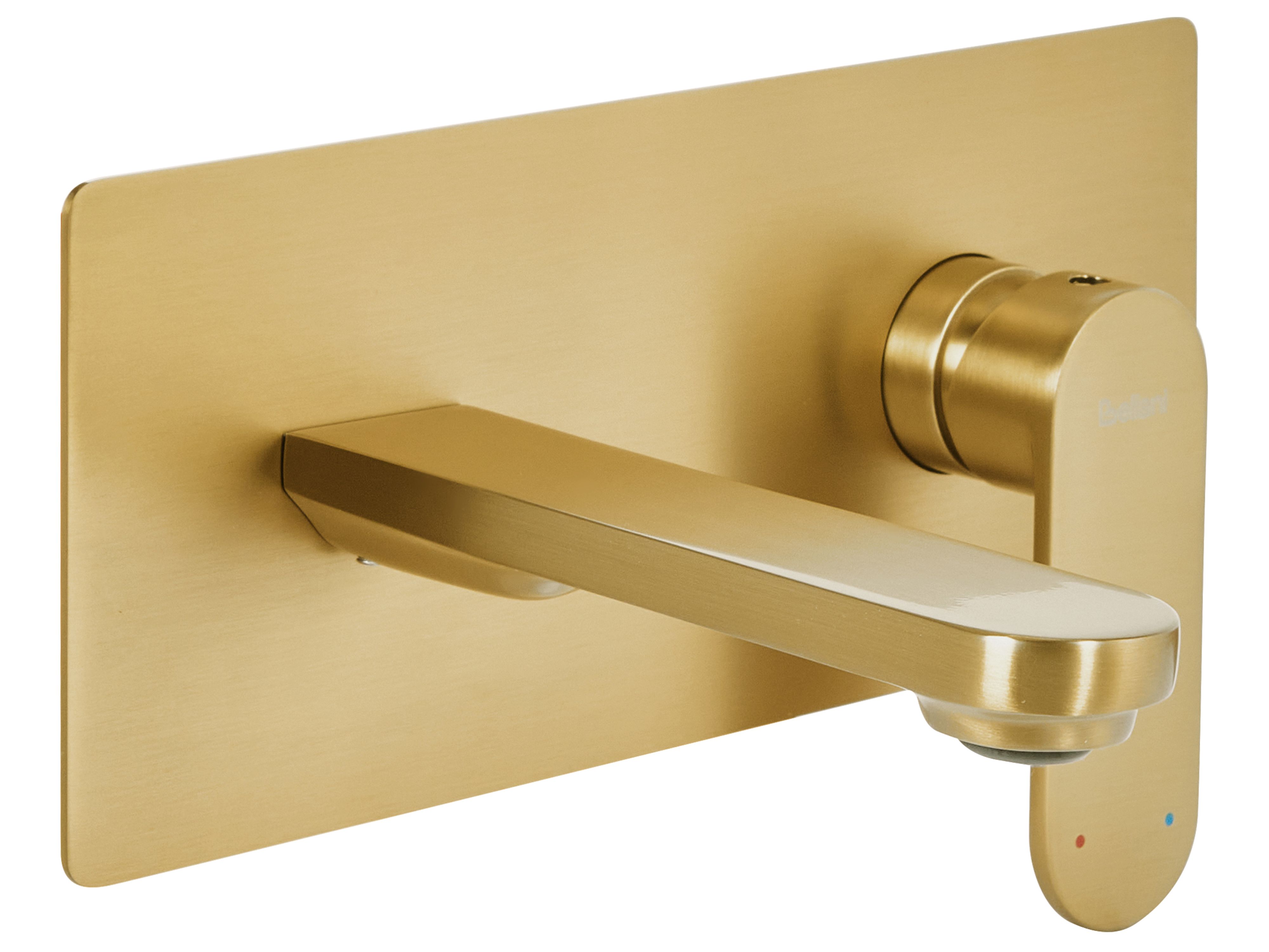 Wall Mounted Basin Mixer Tap CHUNGARA Brass Gold