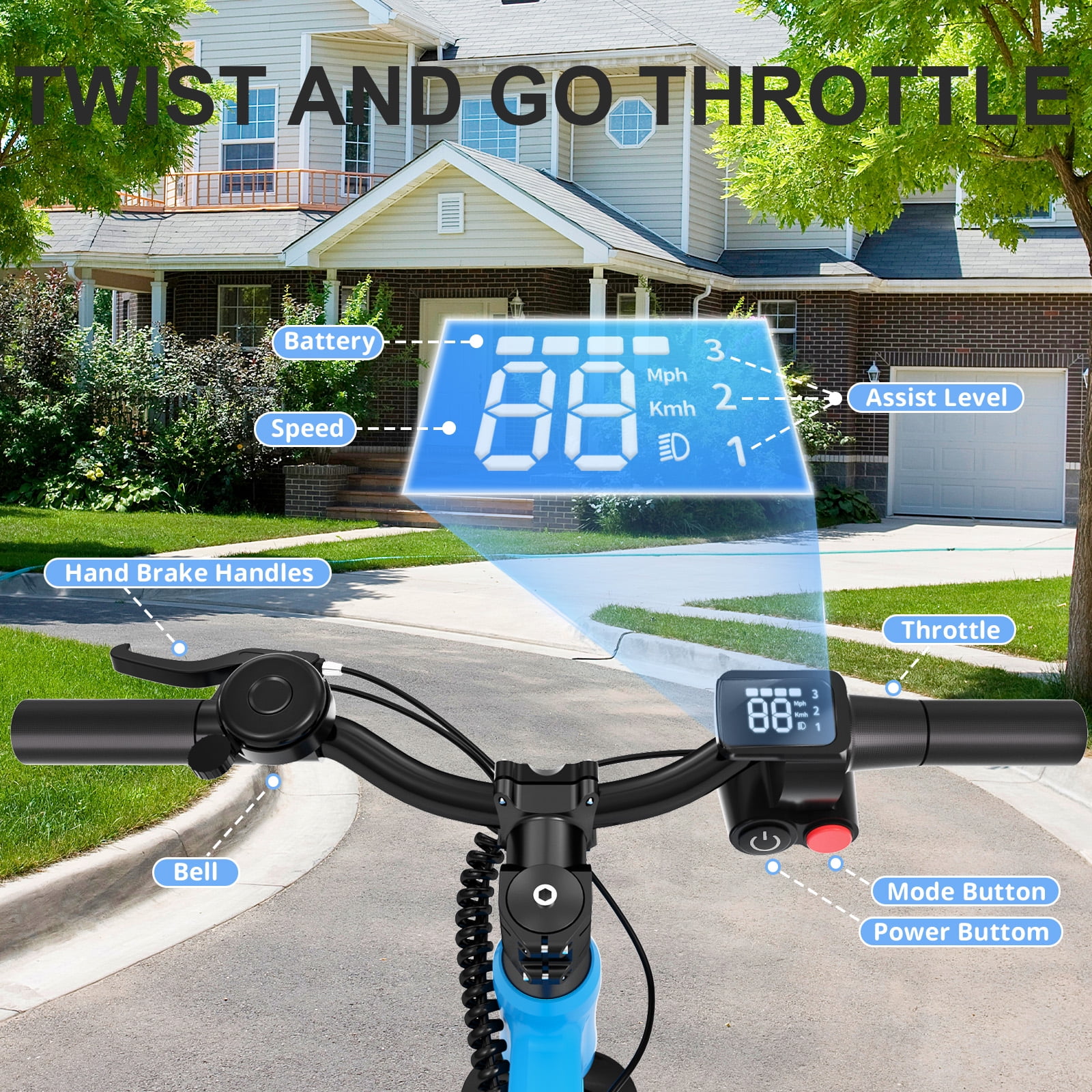 YunTopKids Electric Balance Bike for Kids, 150W Electric Bike for Kids with12 inch Pneumatic Tire, Adjustable Seat, Up to 5.6 Miles Electric Bike for Kids Ages 3-5,Black - Image 25