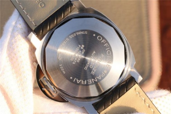 Replica Panerai PAM048 XF Black Dial Black Leather Strap A7750 - Top club