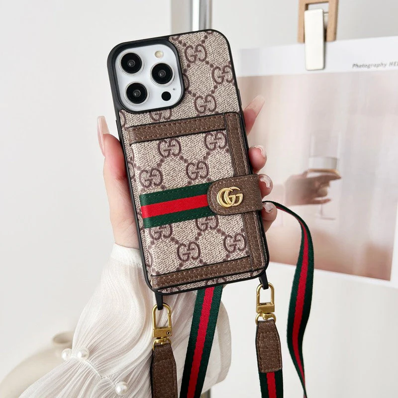 GG Card Bag Chain Classic iPhone Case - Wholesale & Influencer
