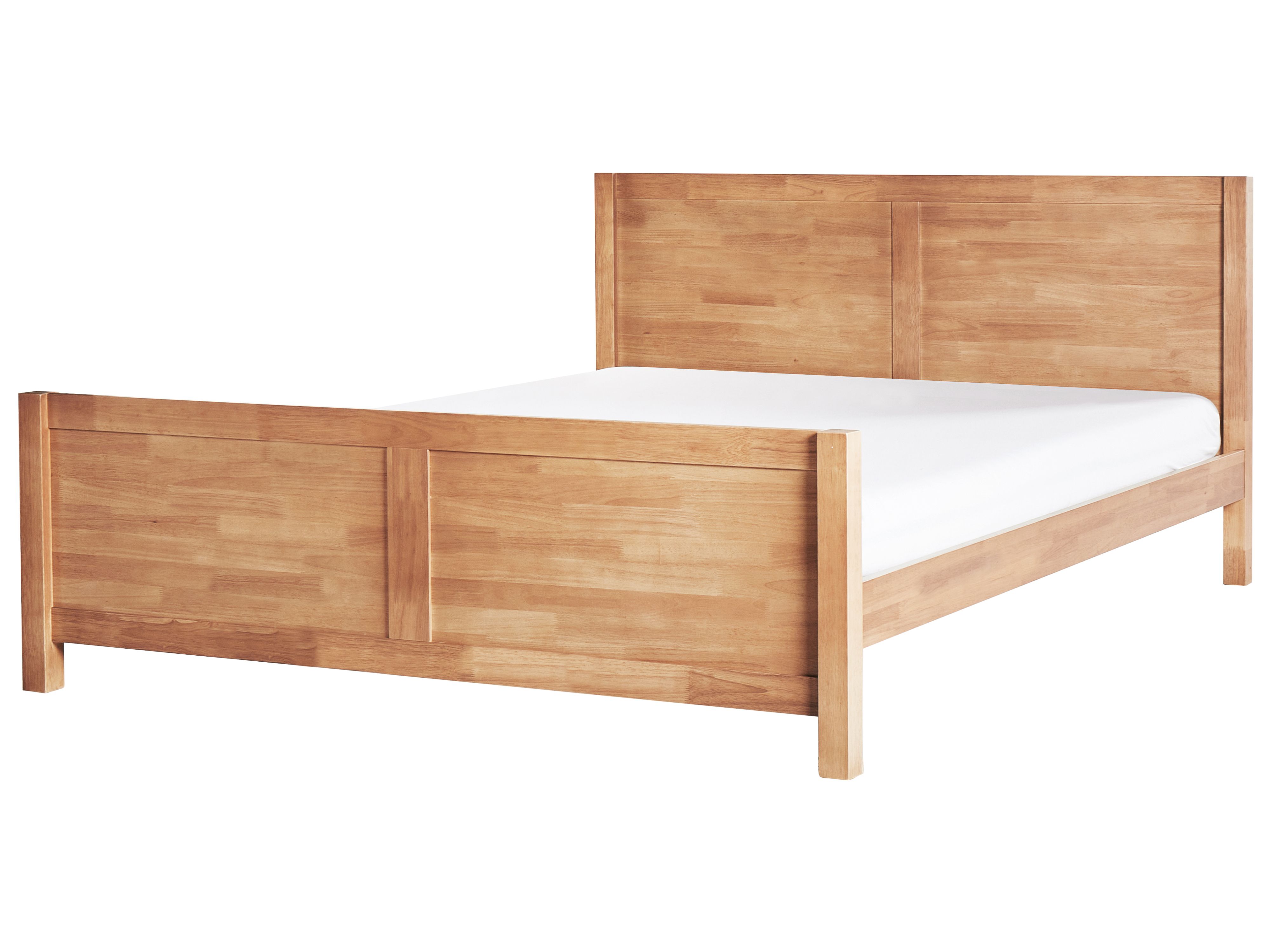 Bed Wood CHAMPAGNAT 180 x 200 cm (EU Super King) Light Brown