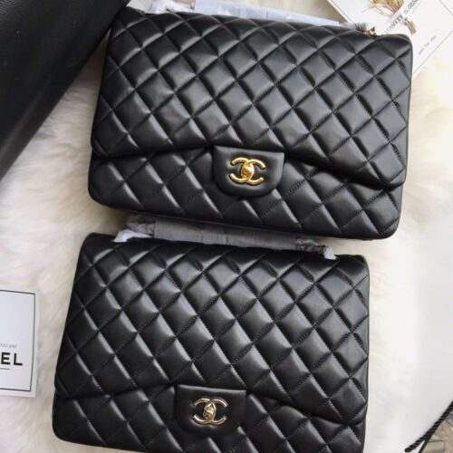 Christian Dior Caro Black Gold Tweed Mini Vanity Case In Dubai