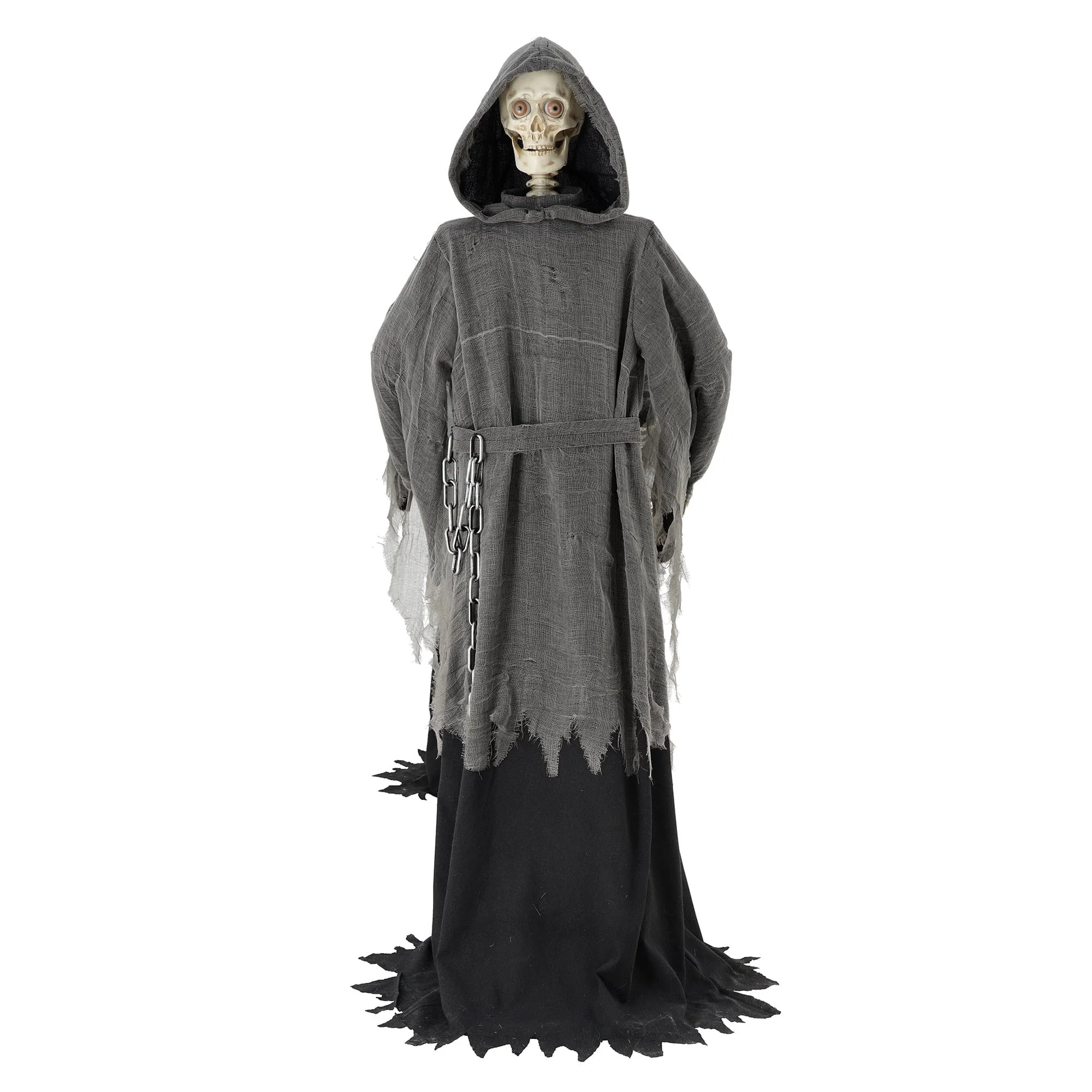 Way To Celebrate 5 ft LED Skeleton Reaper Duo Carrying Coffin Halloween Outdoor Decor - Image 4 Way To Celebrate 5 ft LED Skeleton Reaper Duo Carrying Coffin Halloween Outdoor Decor - Image 4