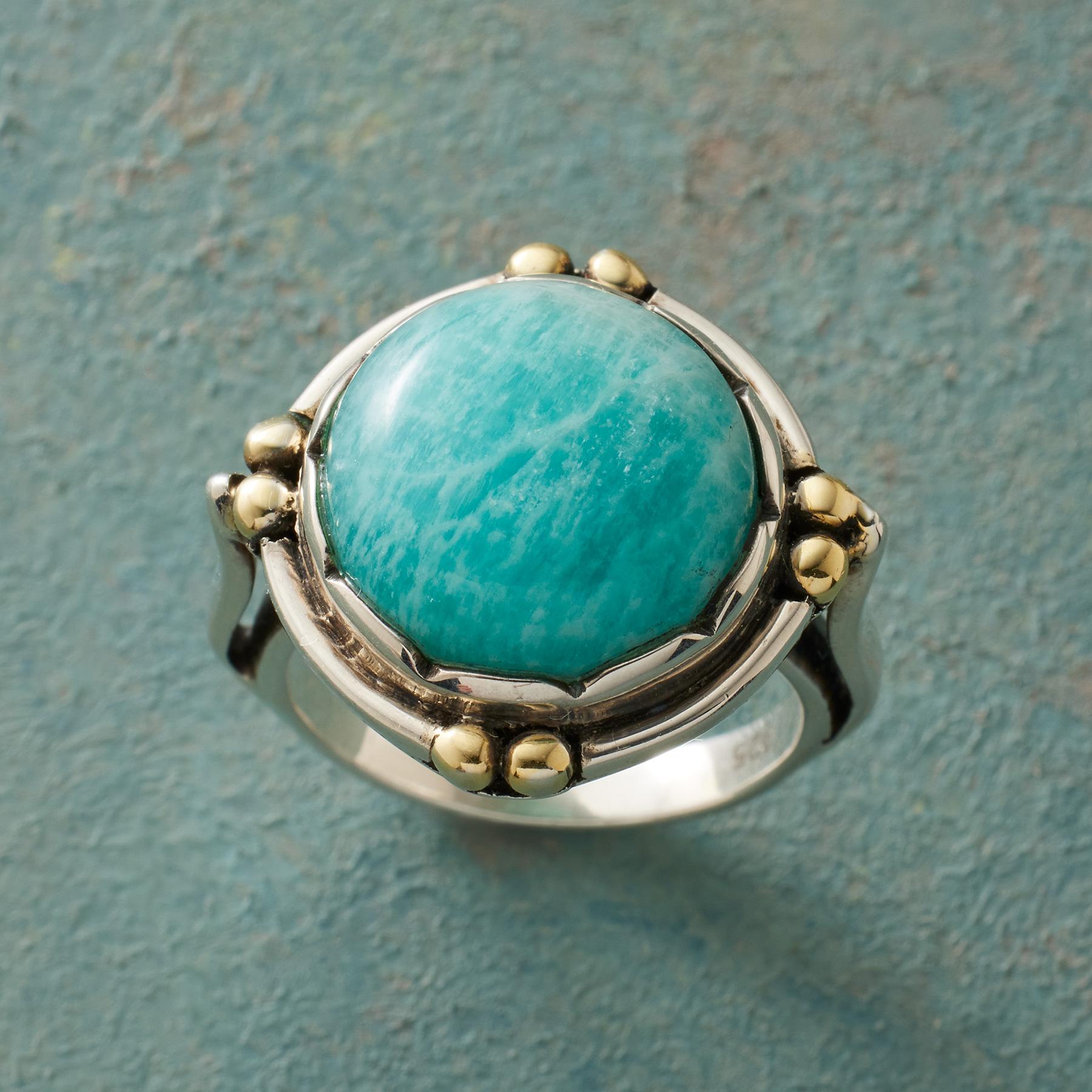 Amazonite Dome Ring - Sundance Clothing
