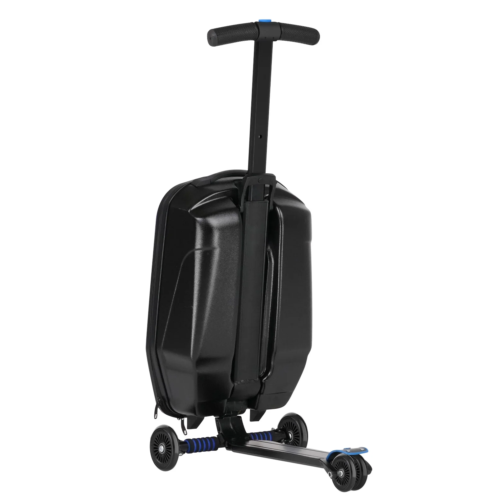 Advwin Scooter Luggage for Kids & Adults, Hardside Ride on Suitcase for Kids Ages 4-15 Multifunctional Lightweight Foldable Carry on Luggage with Wheels Ride on for Children Teenagers, Pink - Image 17