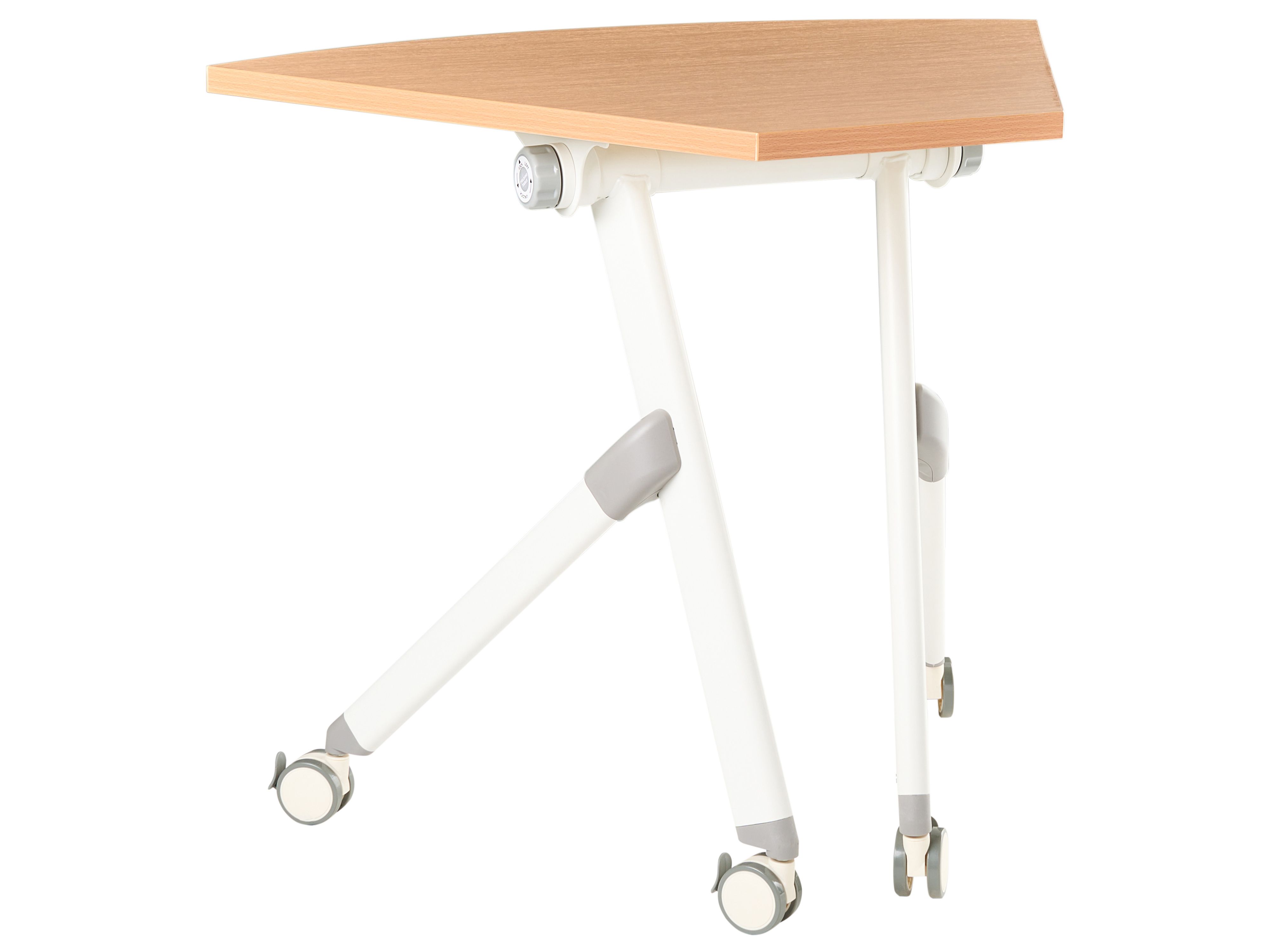 Foldable Corner Desk Module BENDI Brown 90 cm 64 cm