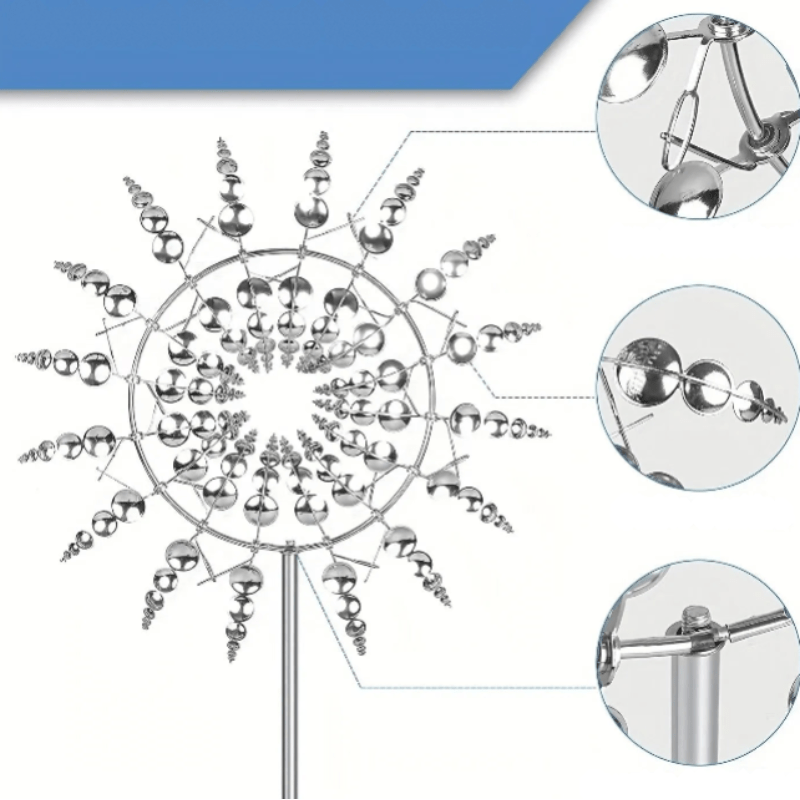 WhirlingWonders | Kinetische Metalen Windmolen Spinner