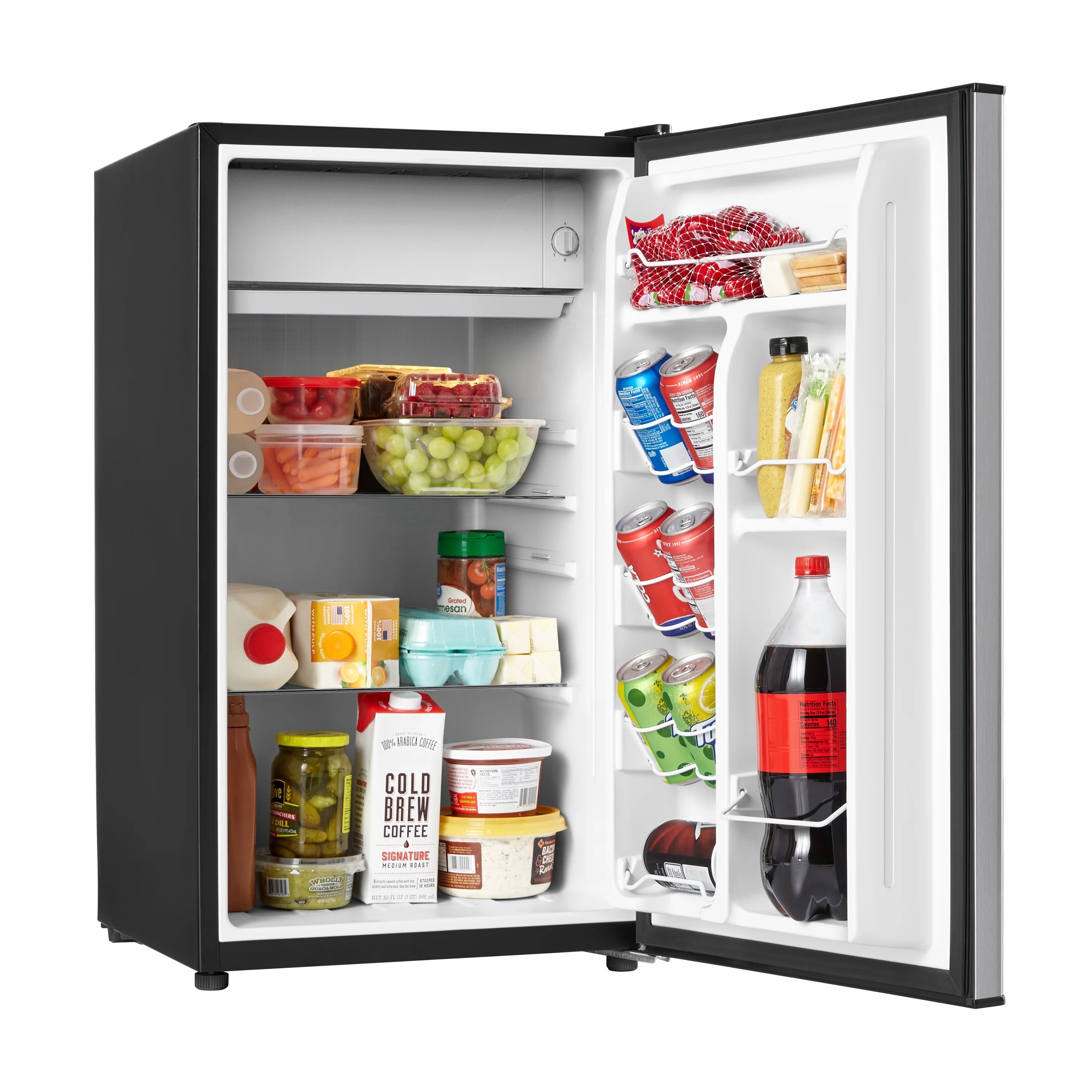 Galanz 3.3 Cu ft One Door Mini Fridge, Black Estar, New - Image 12