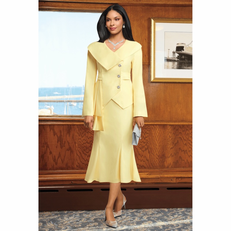 Giulia Skirt Suit - MIDNIGHT VELVET CATALOG