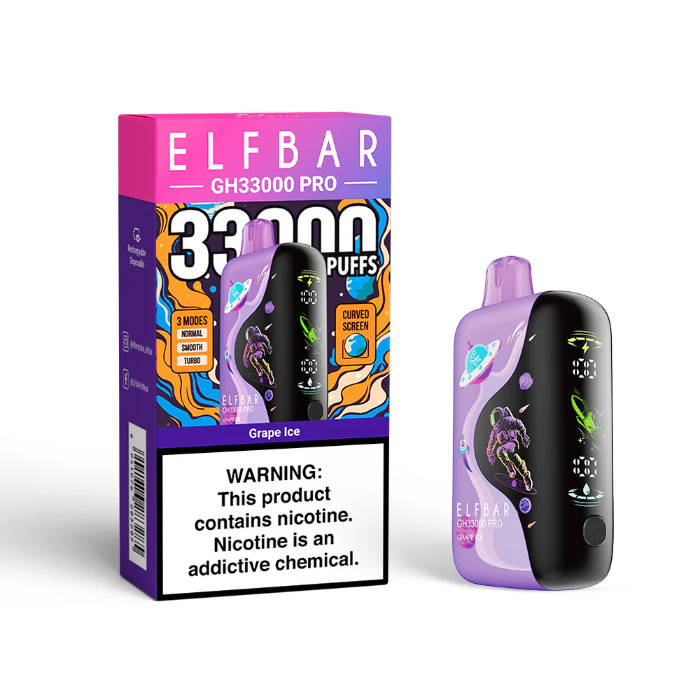 ELFBAR GH33000 PRO ładowalny jednorazowy e-papieros (wszystkie smaki)