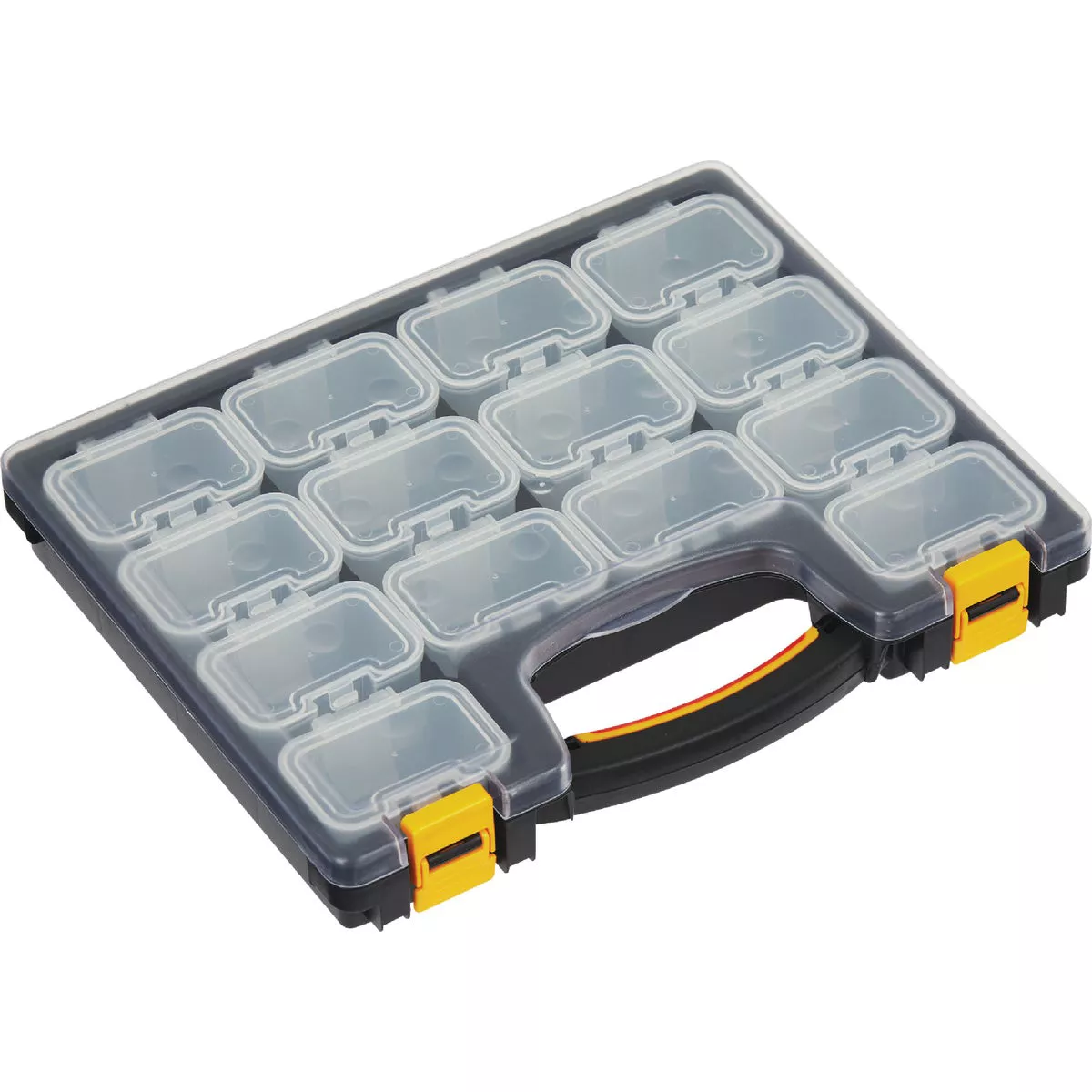 Plastic Parts Organizer with (14) Removable Storage Containers