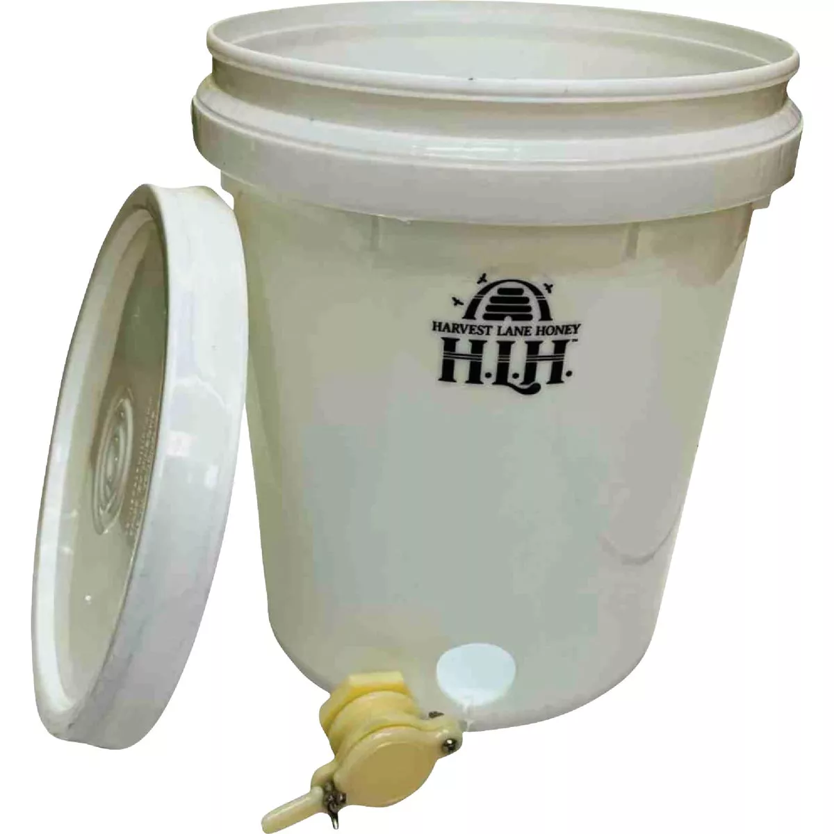 Harvest Lane Honey 5 Gal Plastic Honey Bucket with Gate
