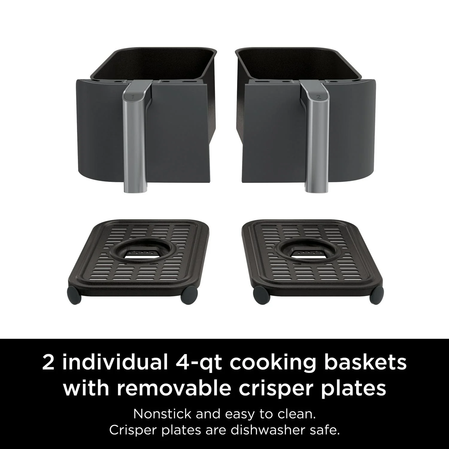 Ninja Foodi 6-in-1 8-quart 2-basket Air Fryer with DualZone Technology - Image 6