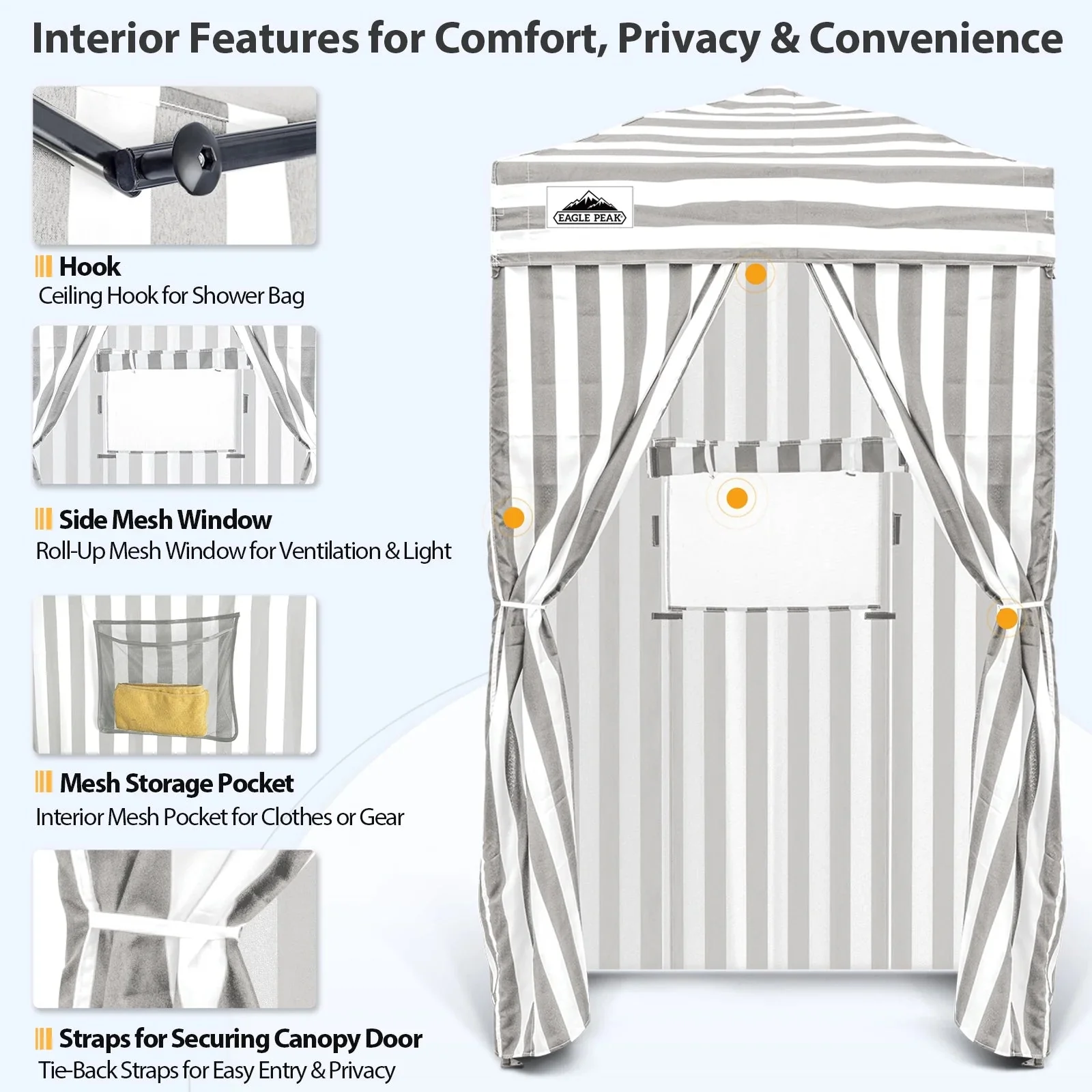 EAGLE PEAK Ultra Compact 4 ft x 4 ft Pop-Up Changing Room Canopy - Flex - Image 43 EAGLE PEAK Ultra Compact 4 ft x 4 ft Pop-Up Changing Room Canopy - Flex - Image 43