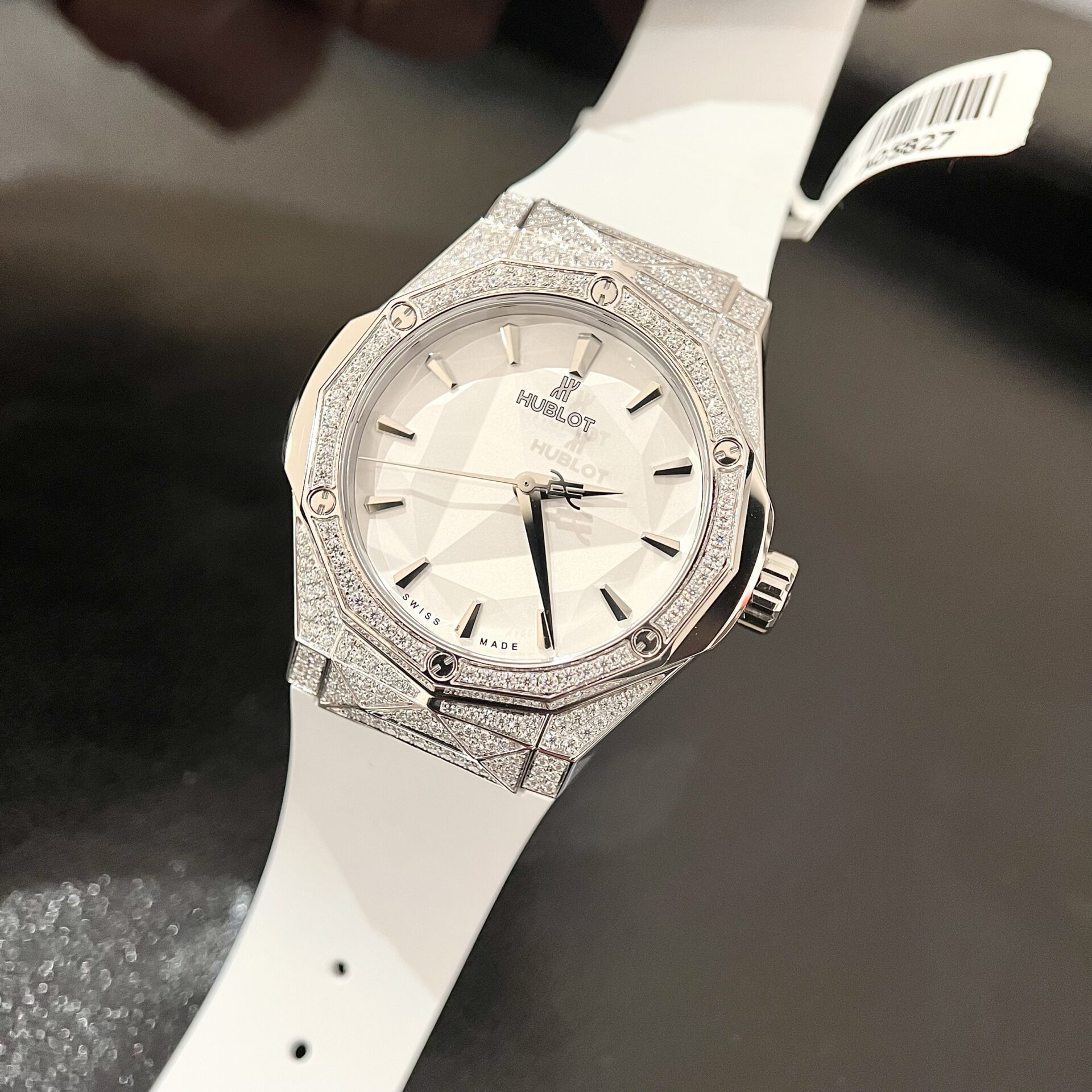 Hublot Replica 1:1 Watch Orlinski White Full Moissanite Diamond 40mm - Top club