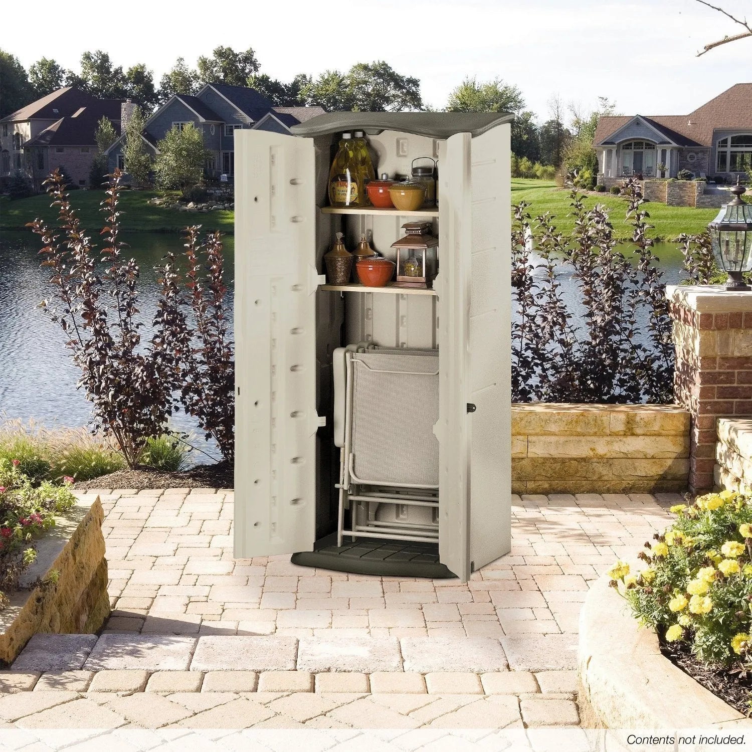 Rubbermaid Vertical Resin Weather Resistant Outdoor Storage Shed - Image 14 Rubbermaid Vertical Resin Weather Resistant Outdoor Storage Shed - Image 14