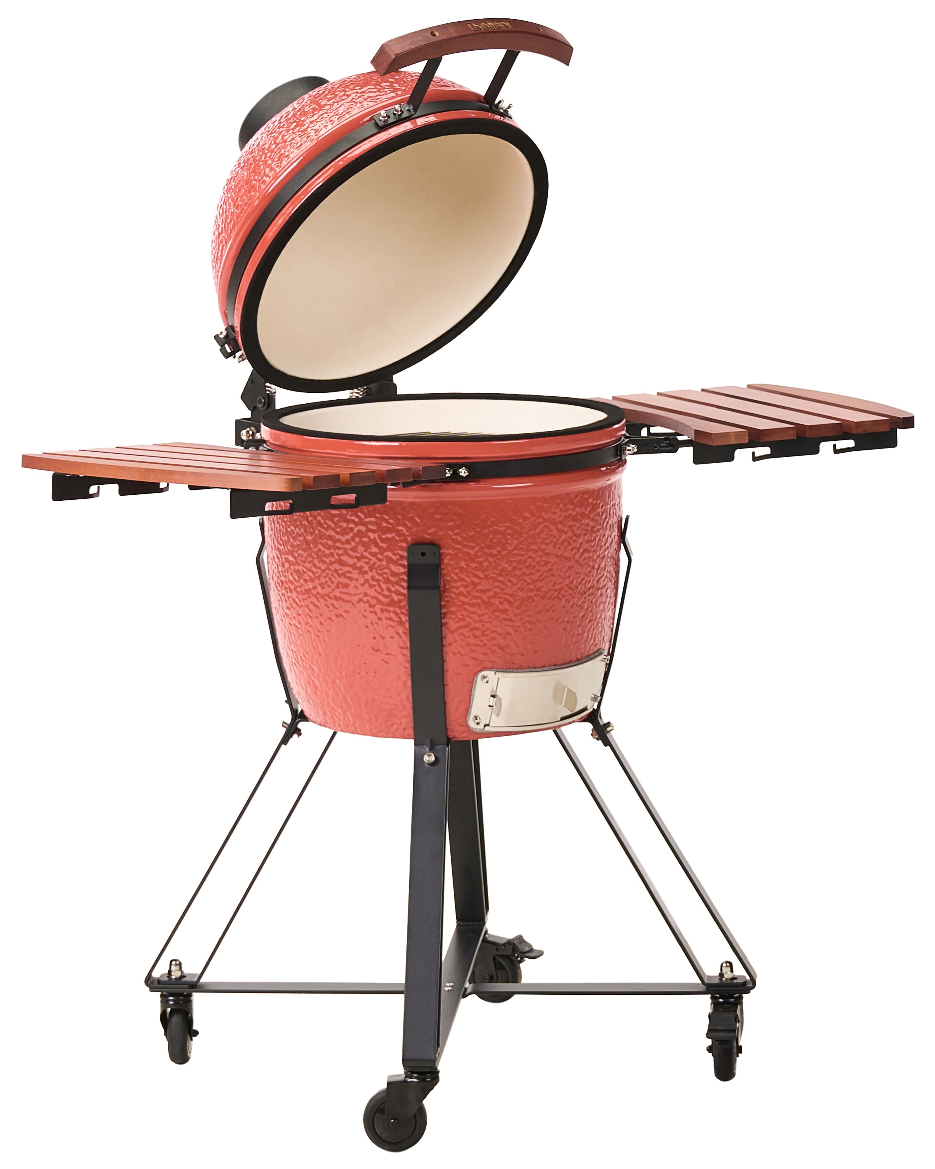 Charcoal BBQ Grill KAMADO Ceramic Red