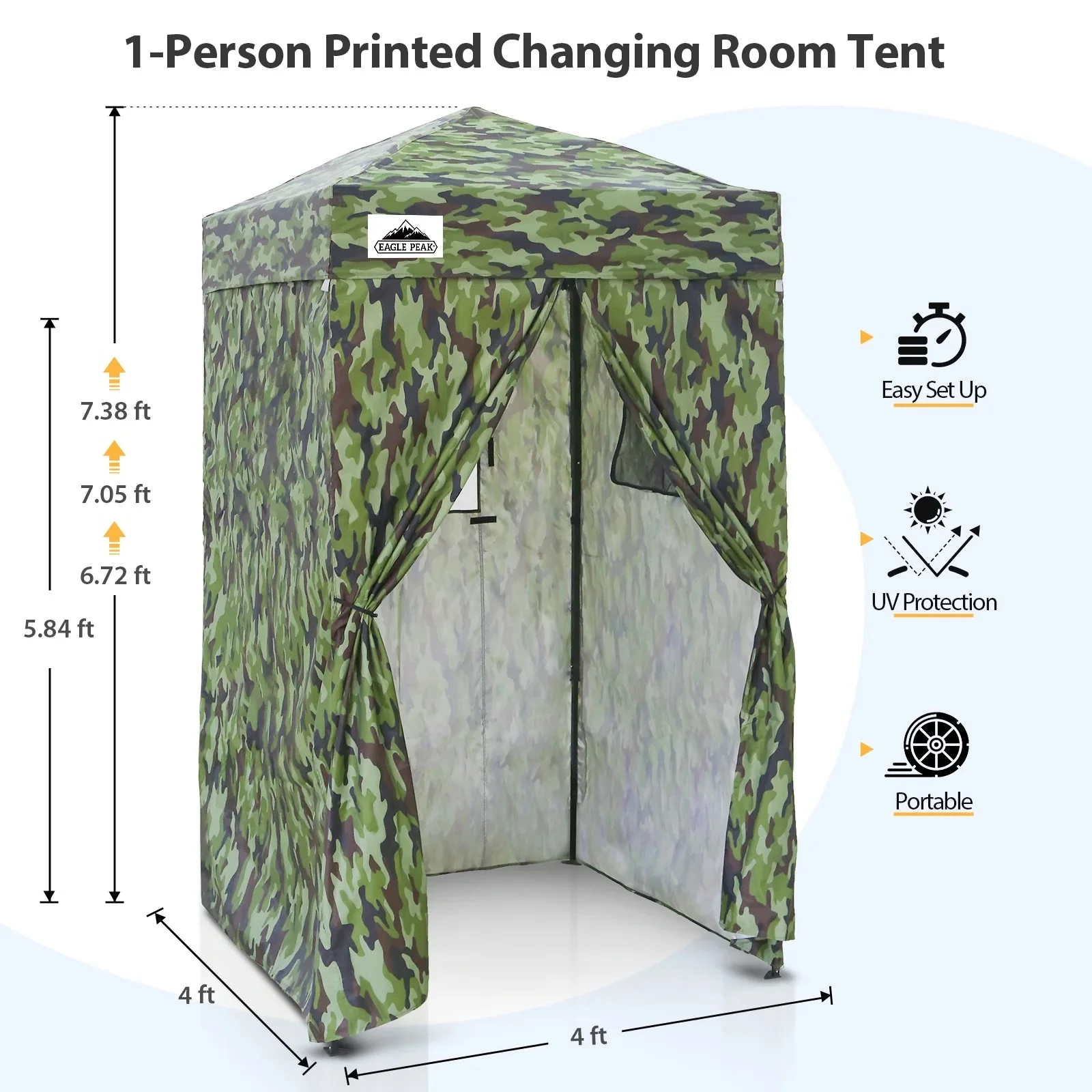 EAGLE PEAK Ultra Compact 4 ft x 4 ft Pop-Up Changing Room Canopy - Flex - Image 159 EAGLE PEAK Ultra Compact 4 ft x 4 ft Pop-Up Changing Room Canopy - Flex - Image 159