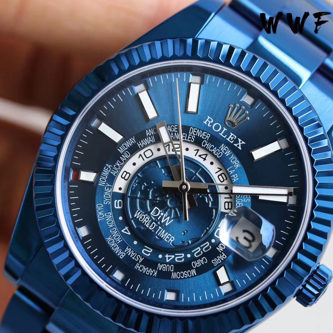 Rolex Skywalker ROLEX Series - DIW Modified - 40MM - Dark Blue(1:1 replica) - Top club