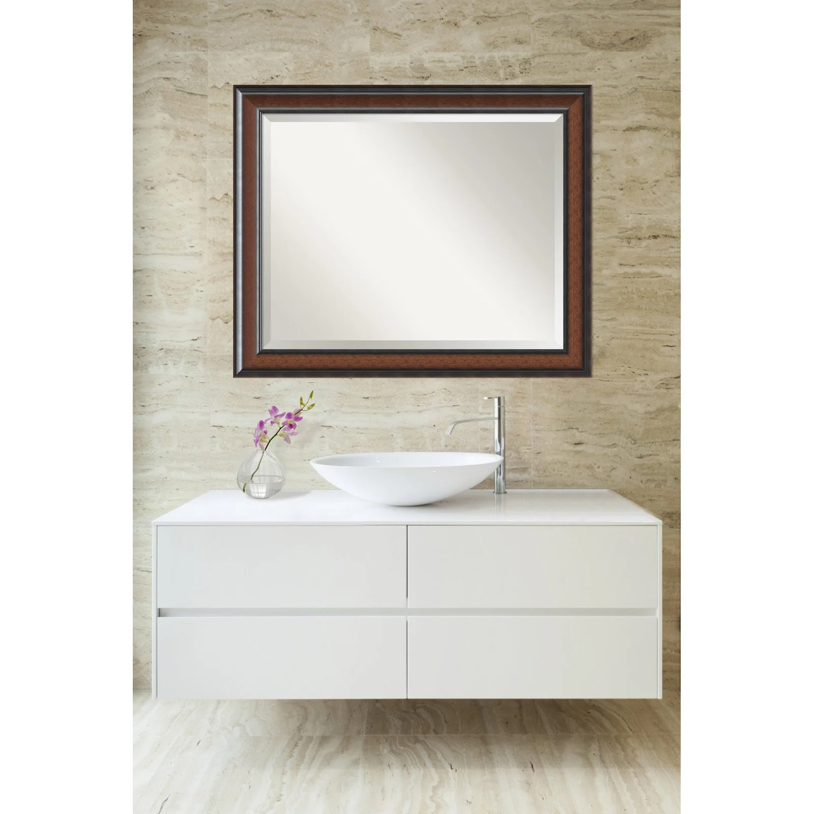Amanti Art Cyprus Bathroom Mirror