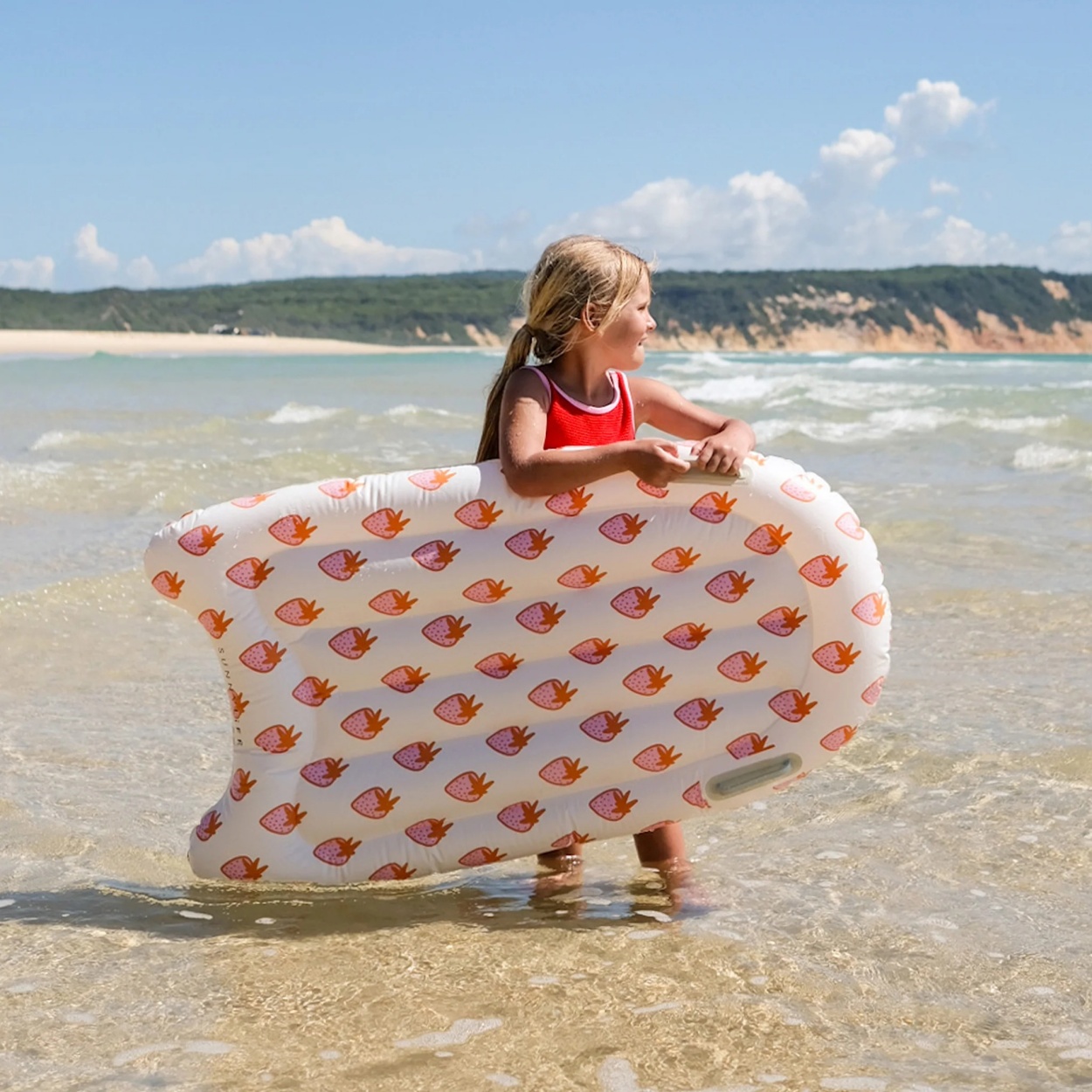 Beach Surfing Board Popular Inflatable Air Outdoor Water Sport Swimming Surf Bed Blue Inflating and Deflating Air