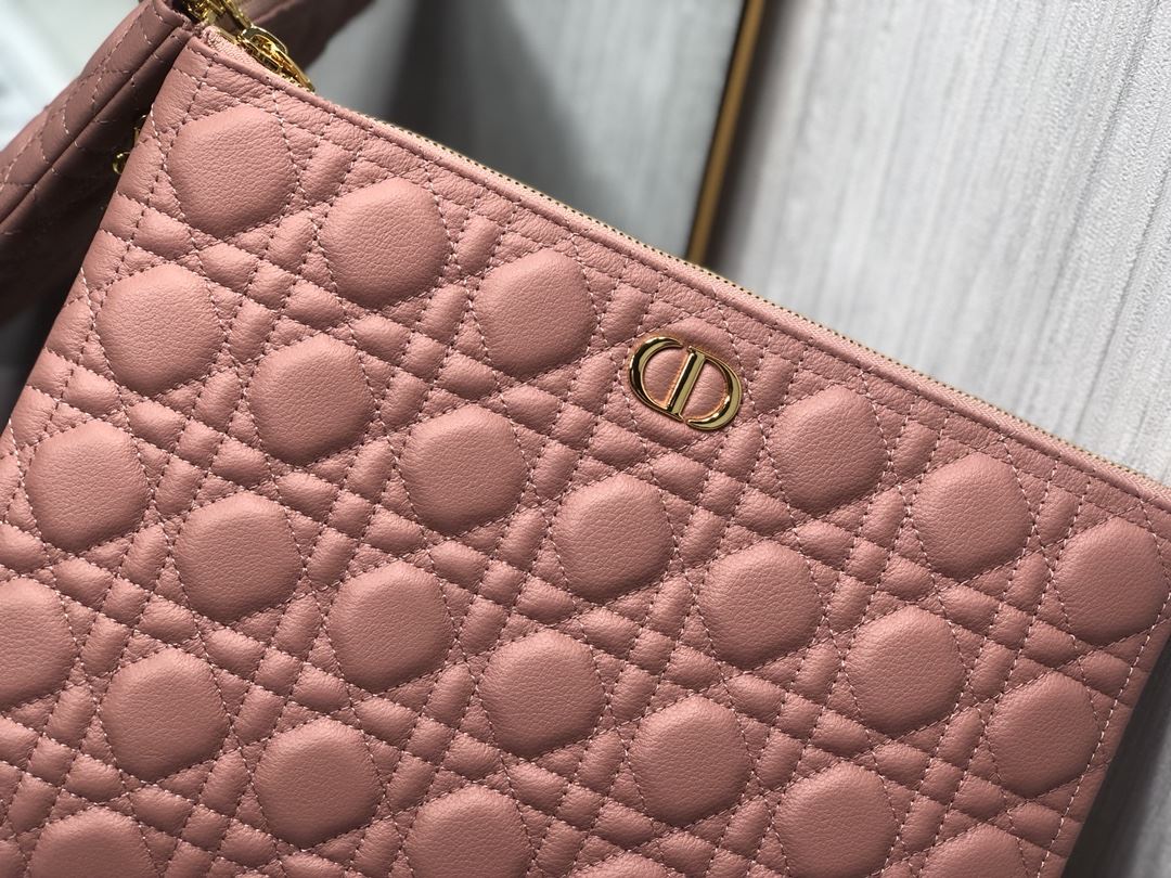 Lagre Dior Caro Daily Pouch Pink/Black/Blue/Brown For Women‎ 12in/30cm CD S5086UWHC_M81P1:1High-quality replica