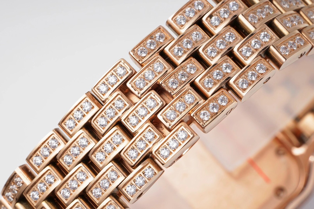 Cartier Cheetah Full of Diamonds Ladies' 37MM-Rose Gold(1:1 replica) - Top club