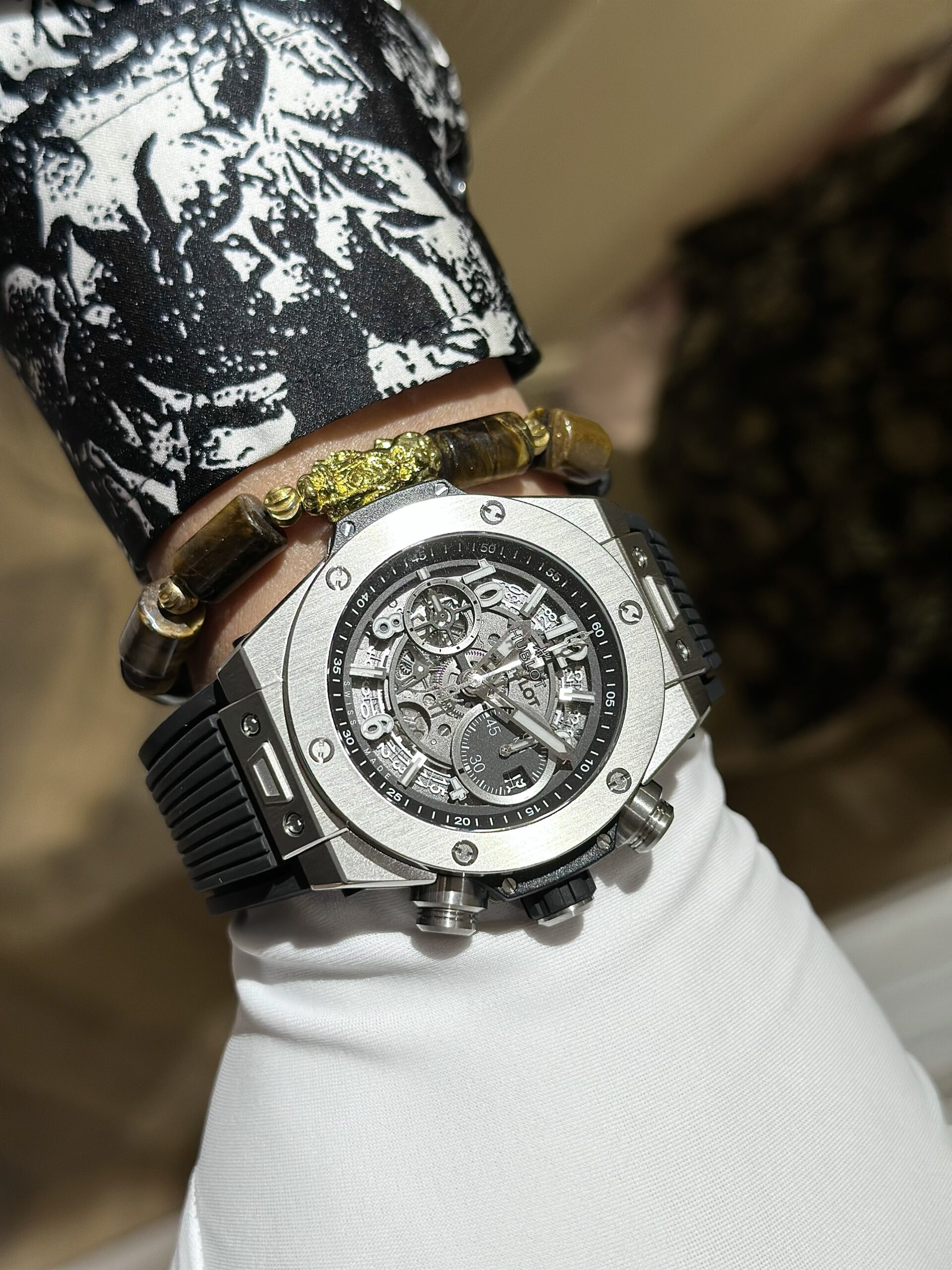 Hublot Replica Watch Big Bang Unico Titanium Black Rubber Strap 44mm - Top club