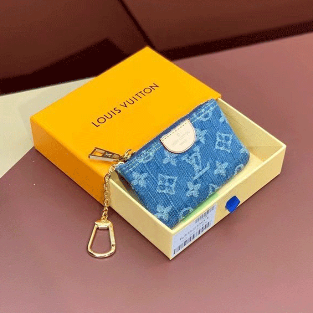 Louis Vuitton LV Jacquard Denim Key Bag1:1High-quality replica