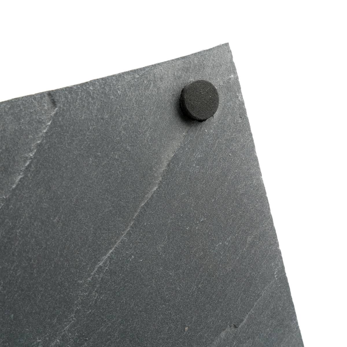 Presentation plate "Slate" 32x24 cm, Slate Grey